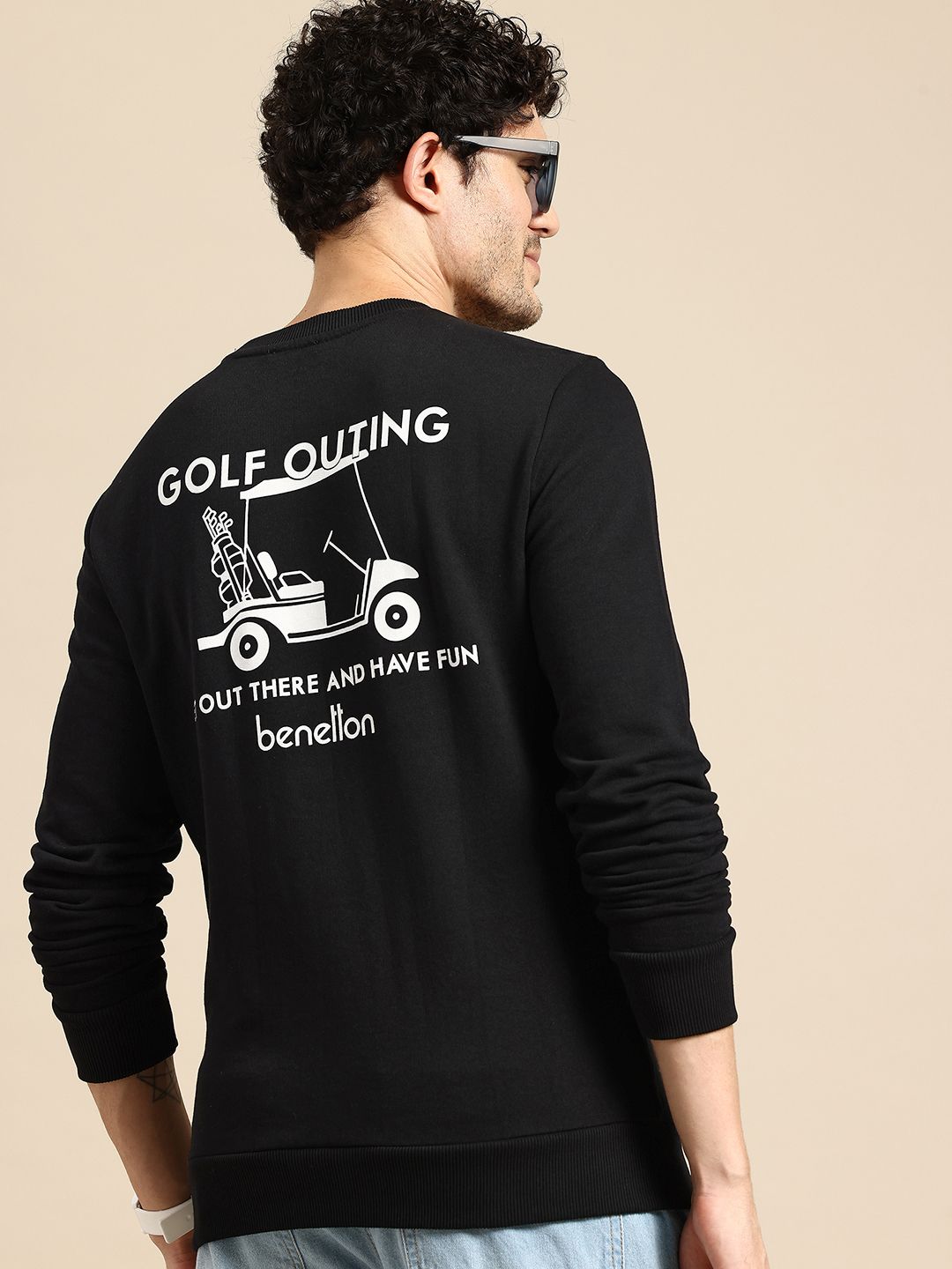United Colors of Benetton United Colors of Benetton Men Printed Sweatshirt