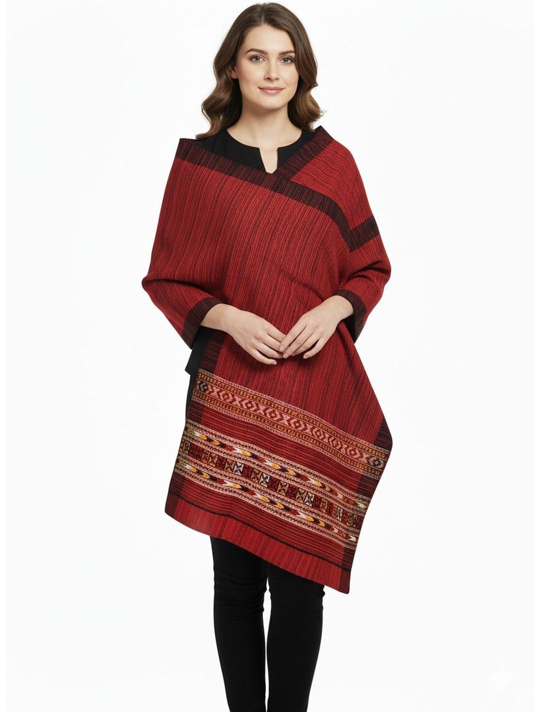 Vrinde Women Paisley Embroidered Shawl