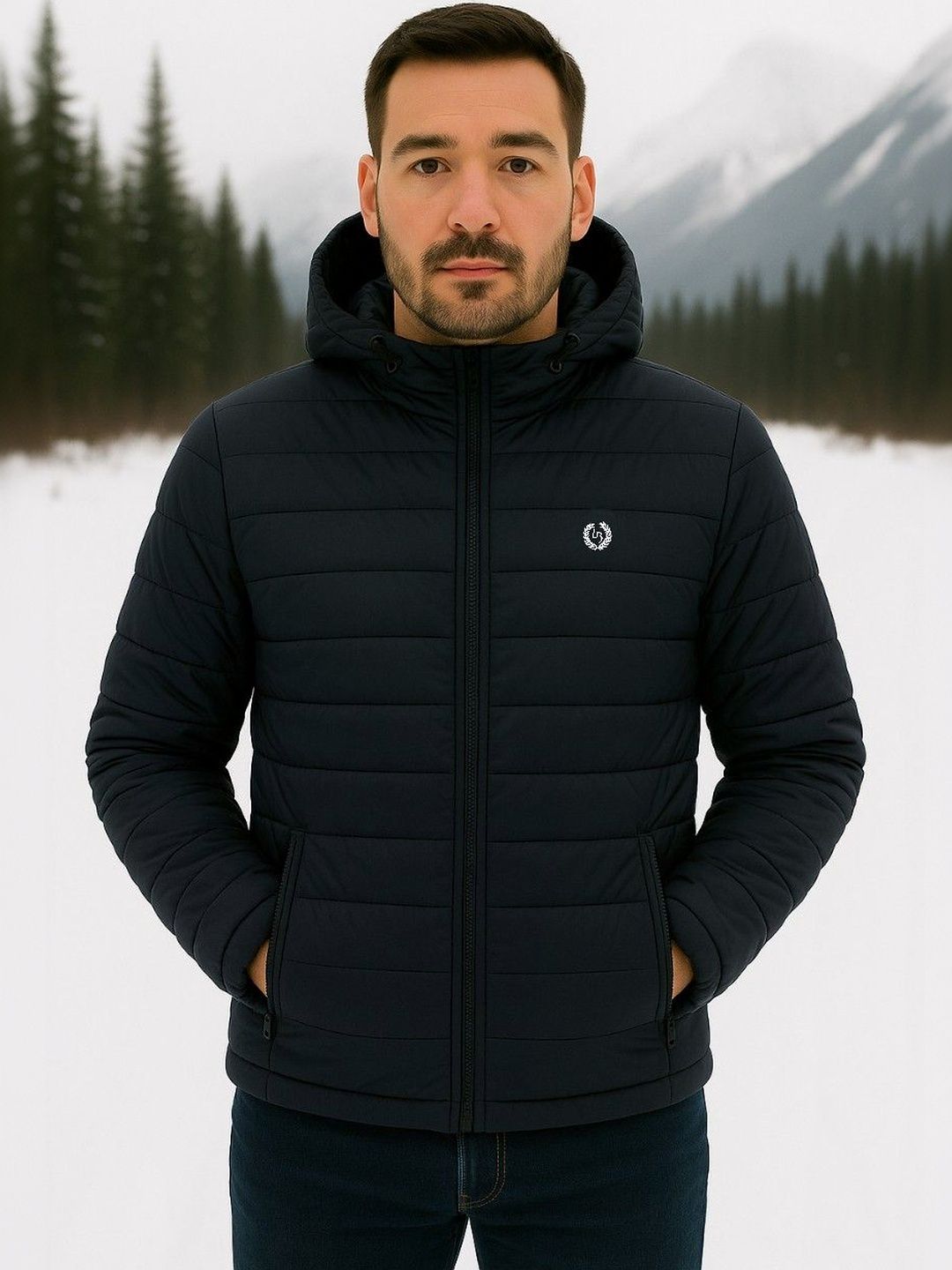 LEE BONEE Hooded Insulator Outdoor Puffer Jacket