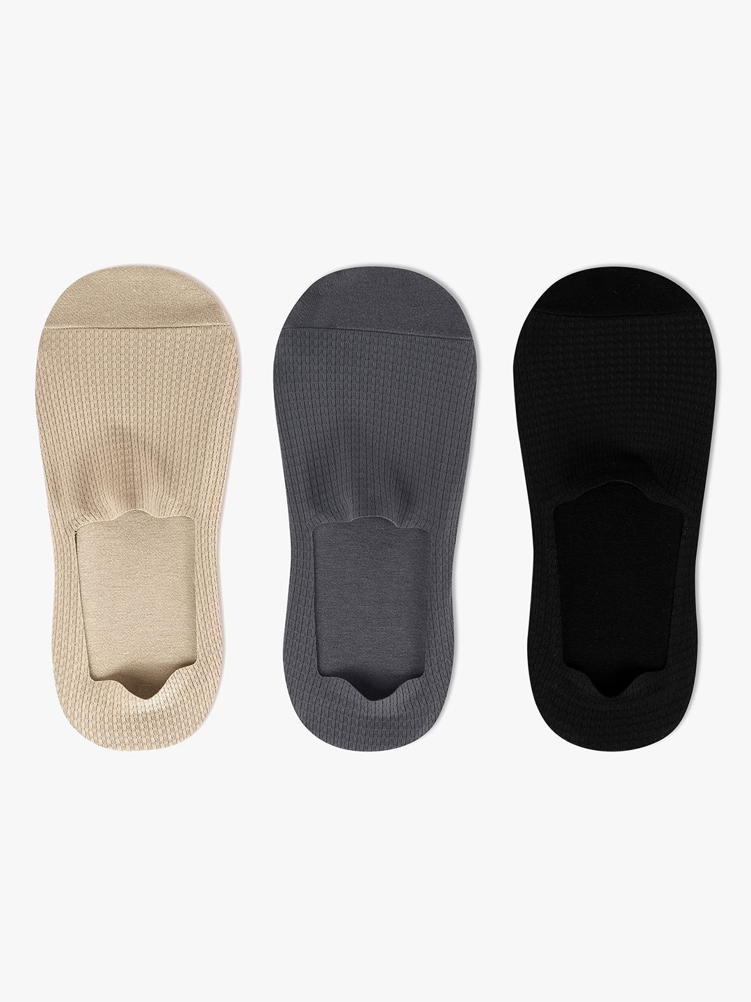 TOFFCRAFT Pack of 3 Men Cotton Patterned Shoe Linear Length Socks