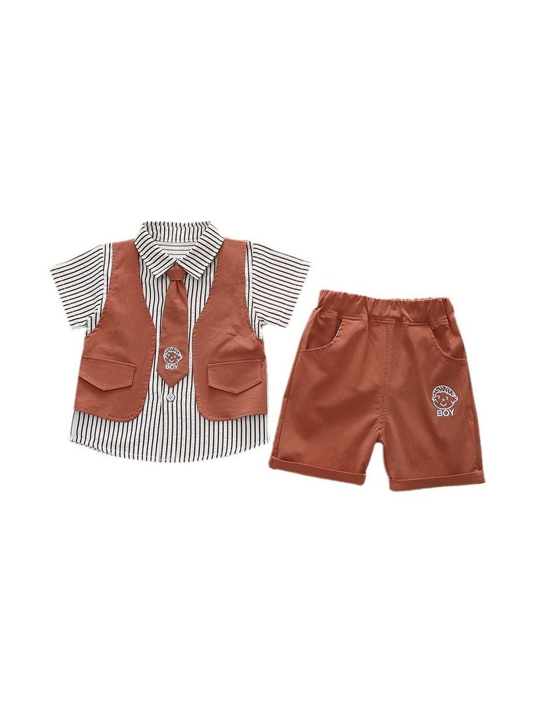 StyleCast x Revolte Boys Striped Shirt with Trousers
