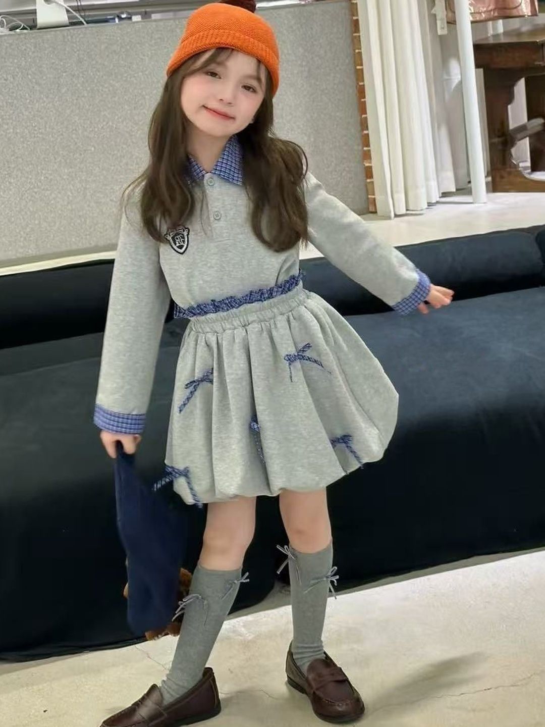StyleCast x Revolte Girls Shirt with Skirt