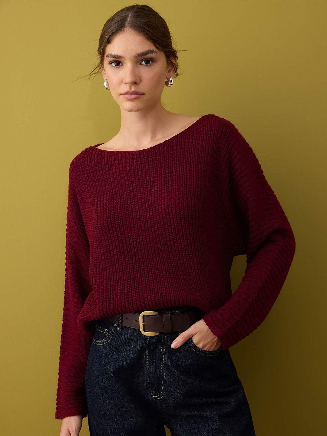 Trendyol Women Ribbed Pullover