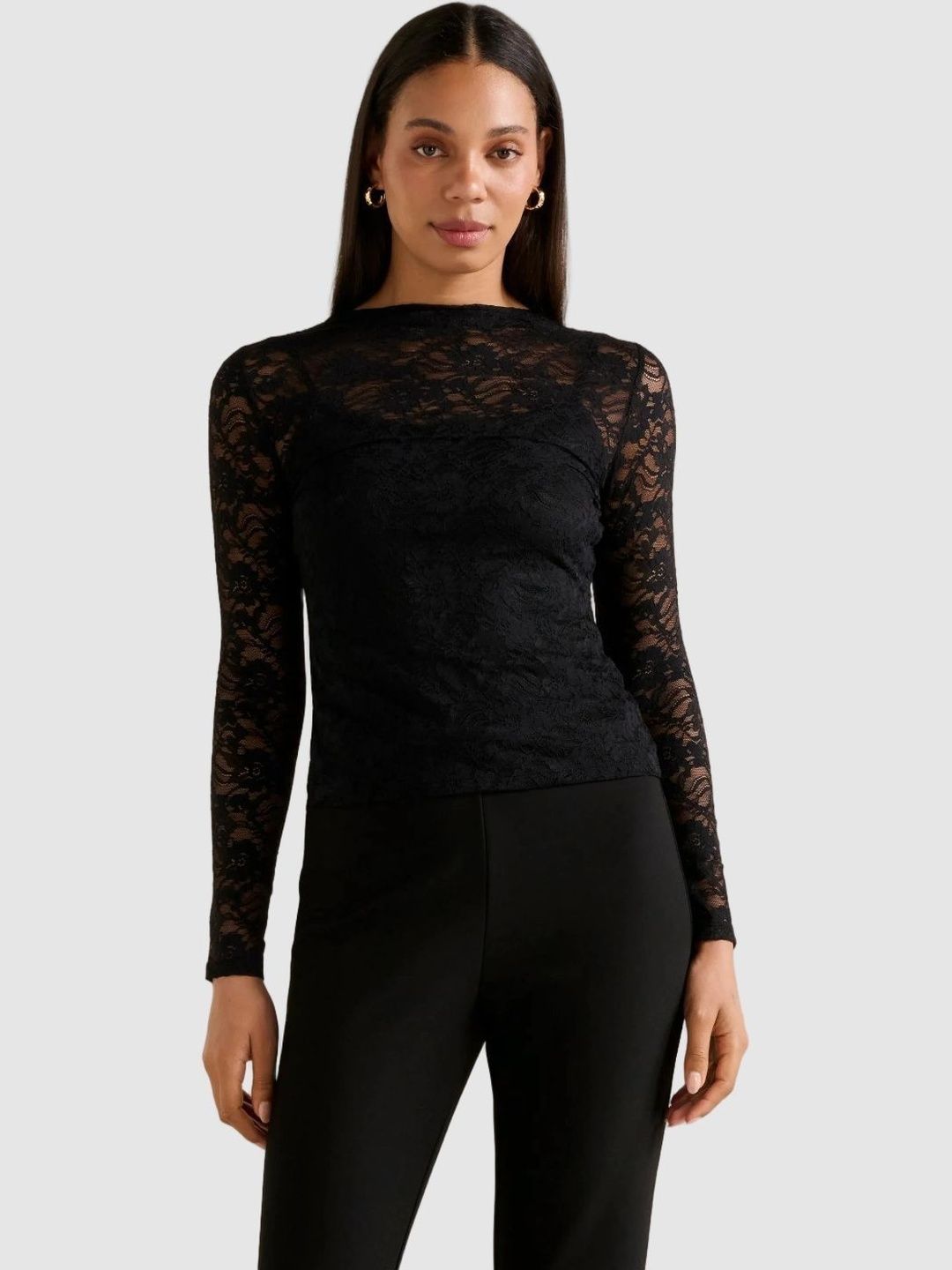 Forever New Floral Embroidered Top