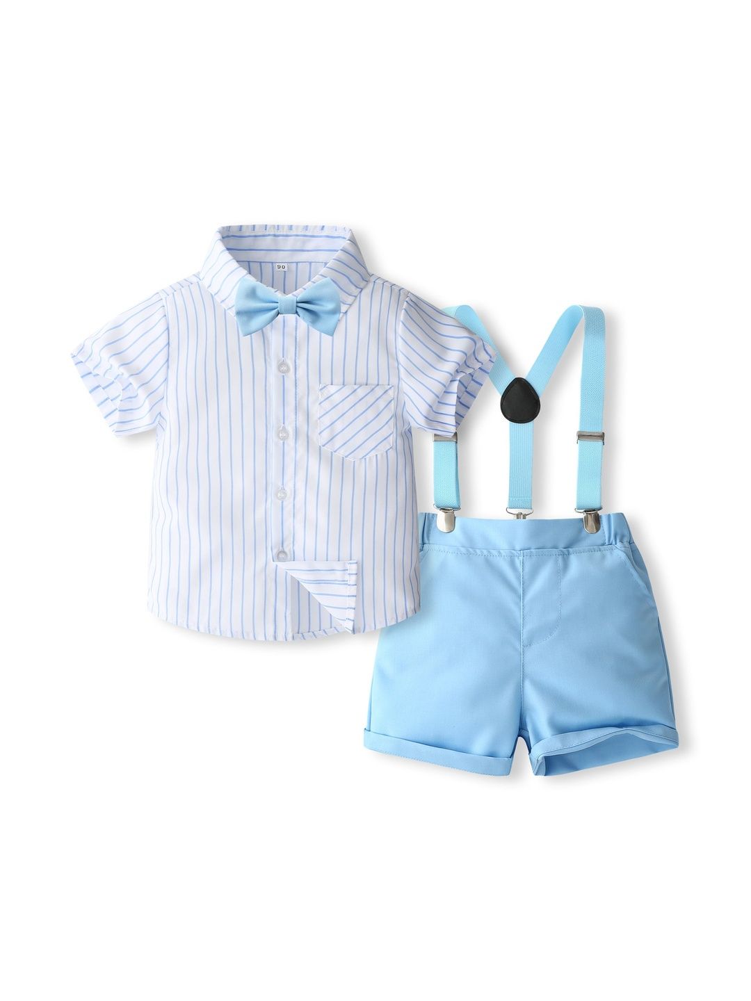 StyleCast x Revolte Boys Striped Shirt with Shorts