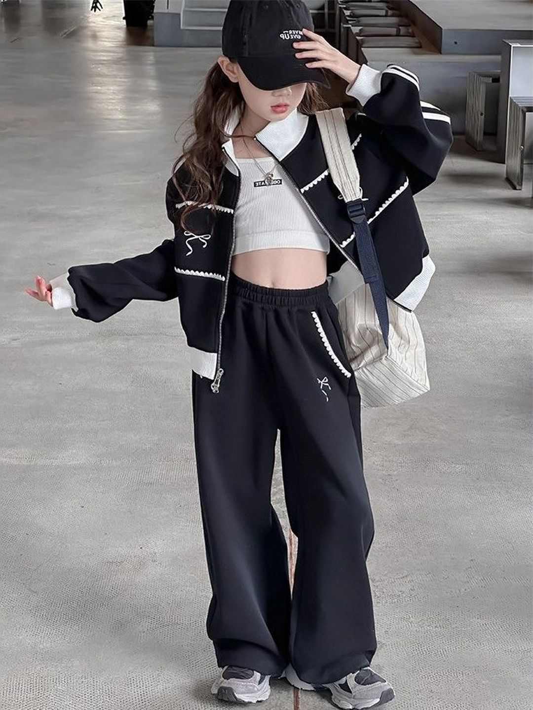 StyleCast x Revolte Girls Top with Trousers