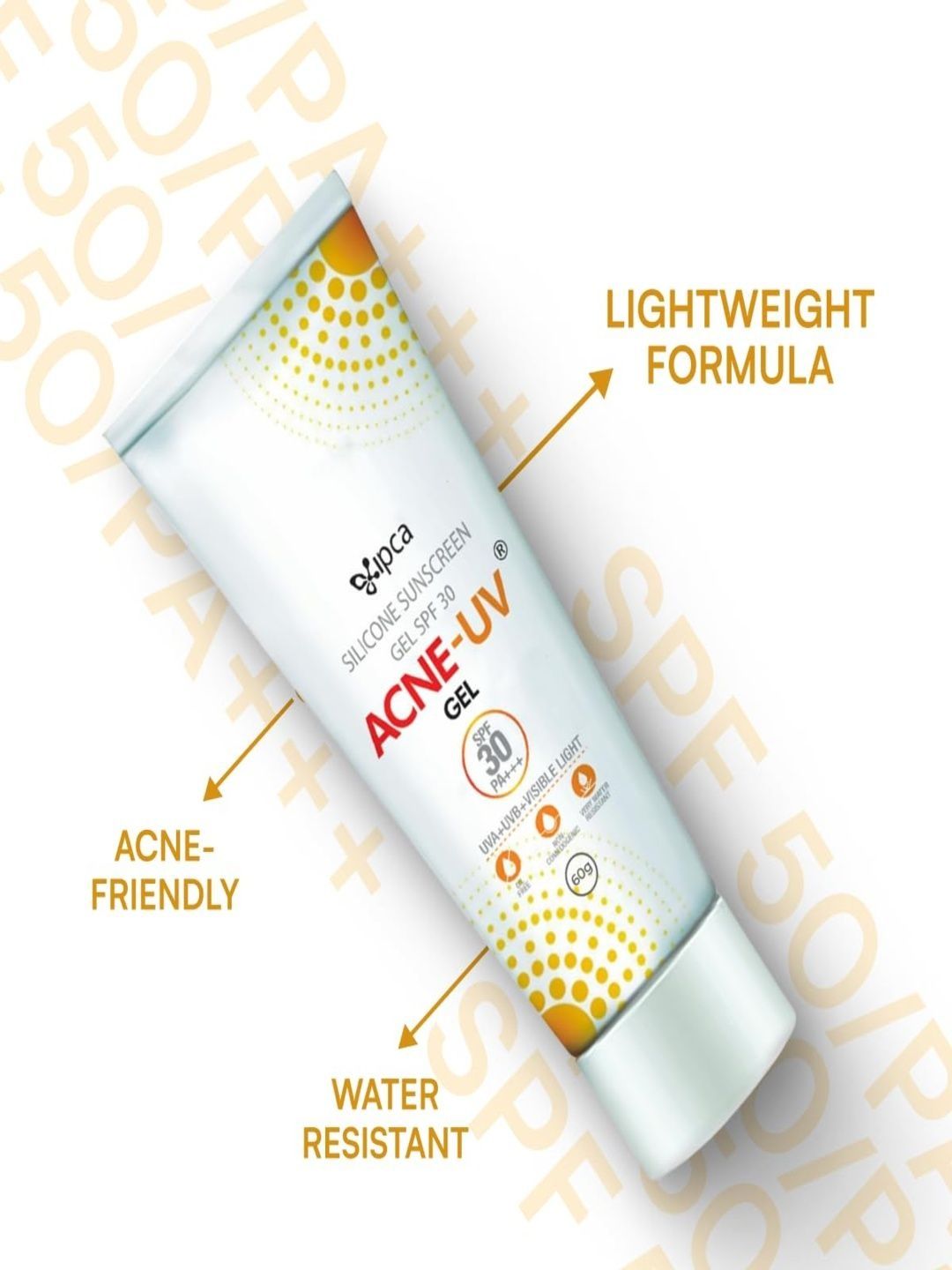 Buy IPCA Acne-UV Gel Sunscreen SPF 30/PA+++ - 60 g - Body