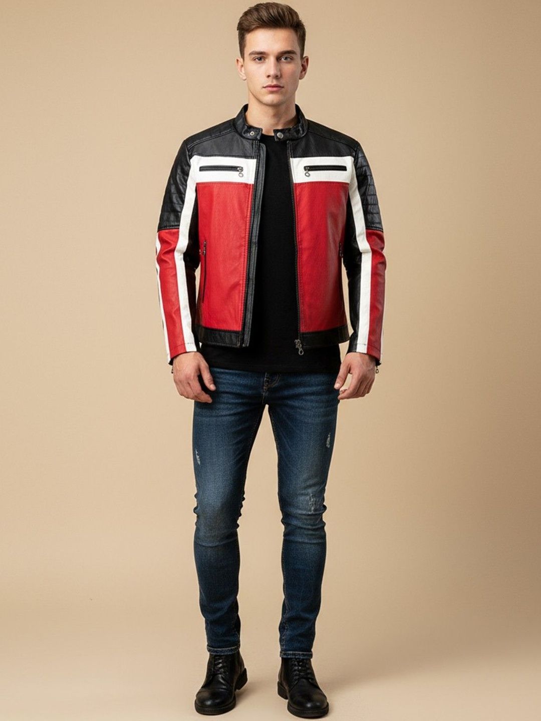 Mast & Harbour Men Colourblocked Bomber Jacket