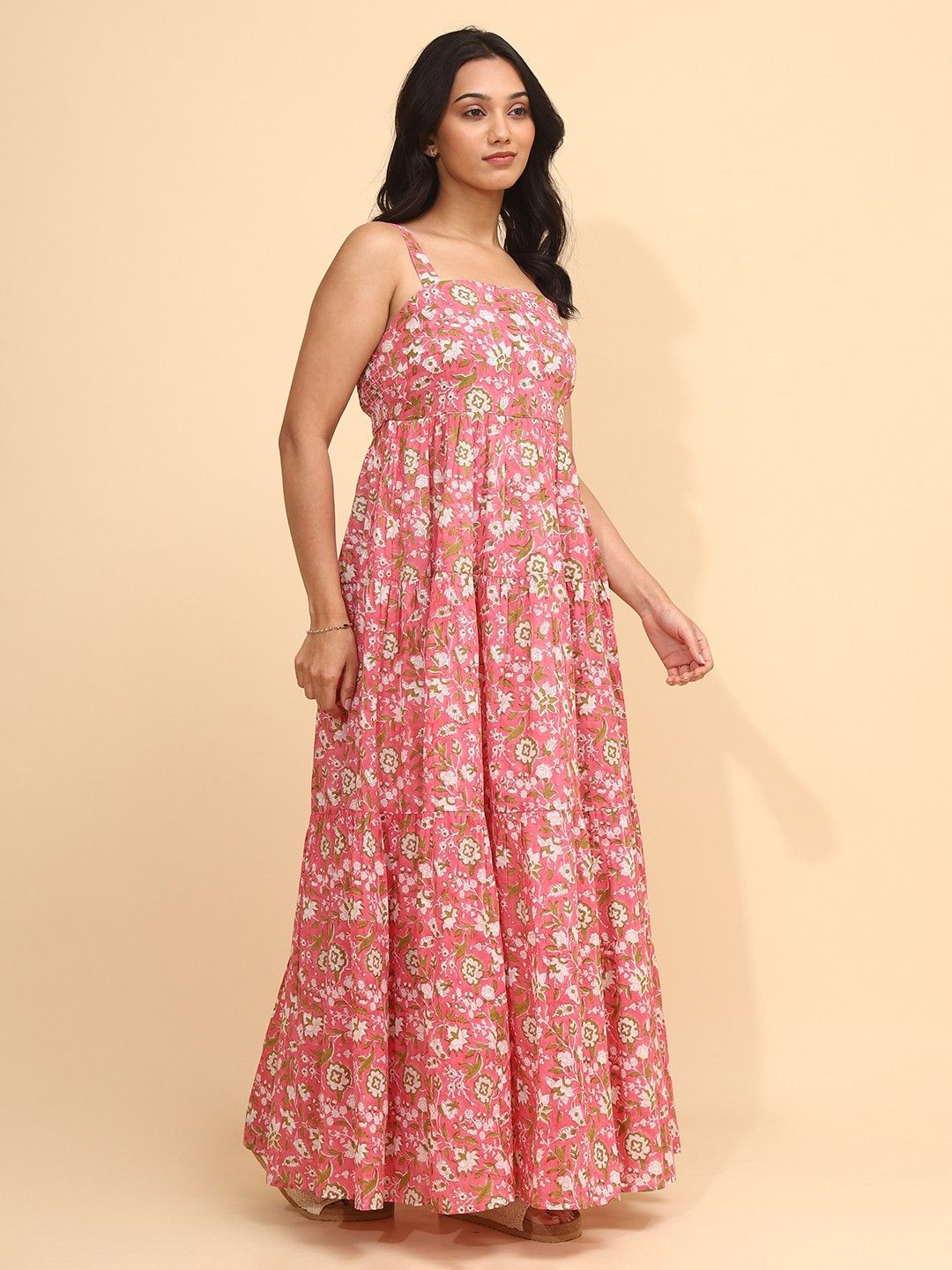 週末10%OFF mame 20PS Flower Printed Dress Buy YELLOW BLOOM Floral Print Maxi Dress - Dresses for Women