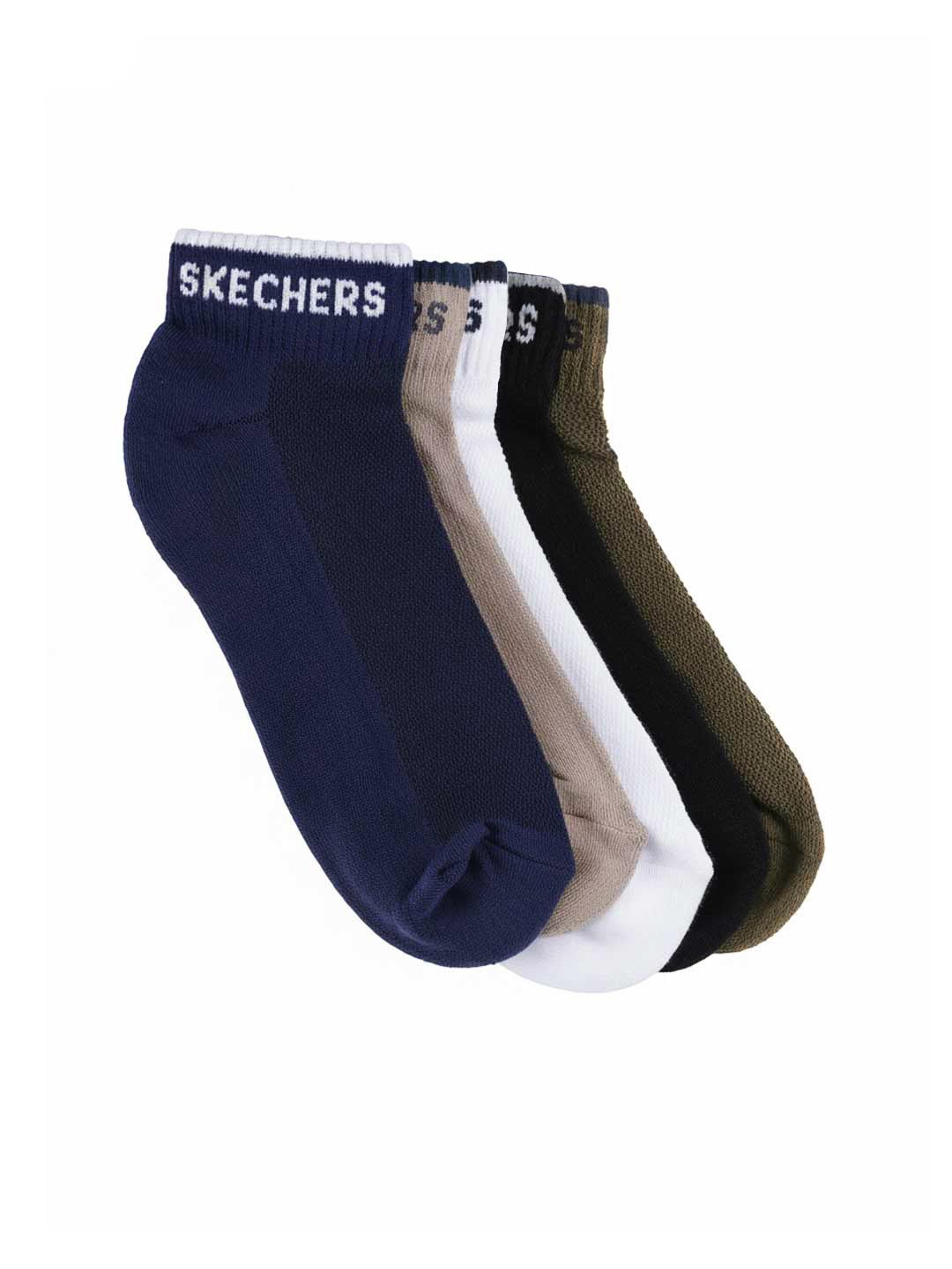Skechers Men Pack Of 5 Ankle Length Socks