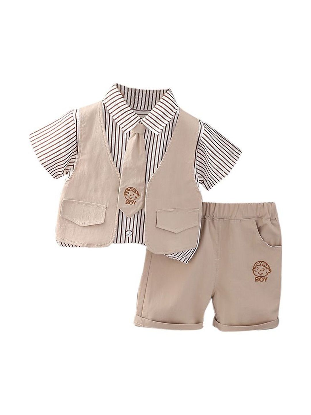 StyleCast x Revolte Boys Striped Shirt with Trousers