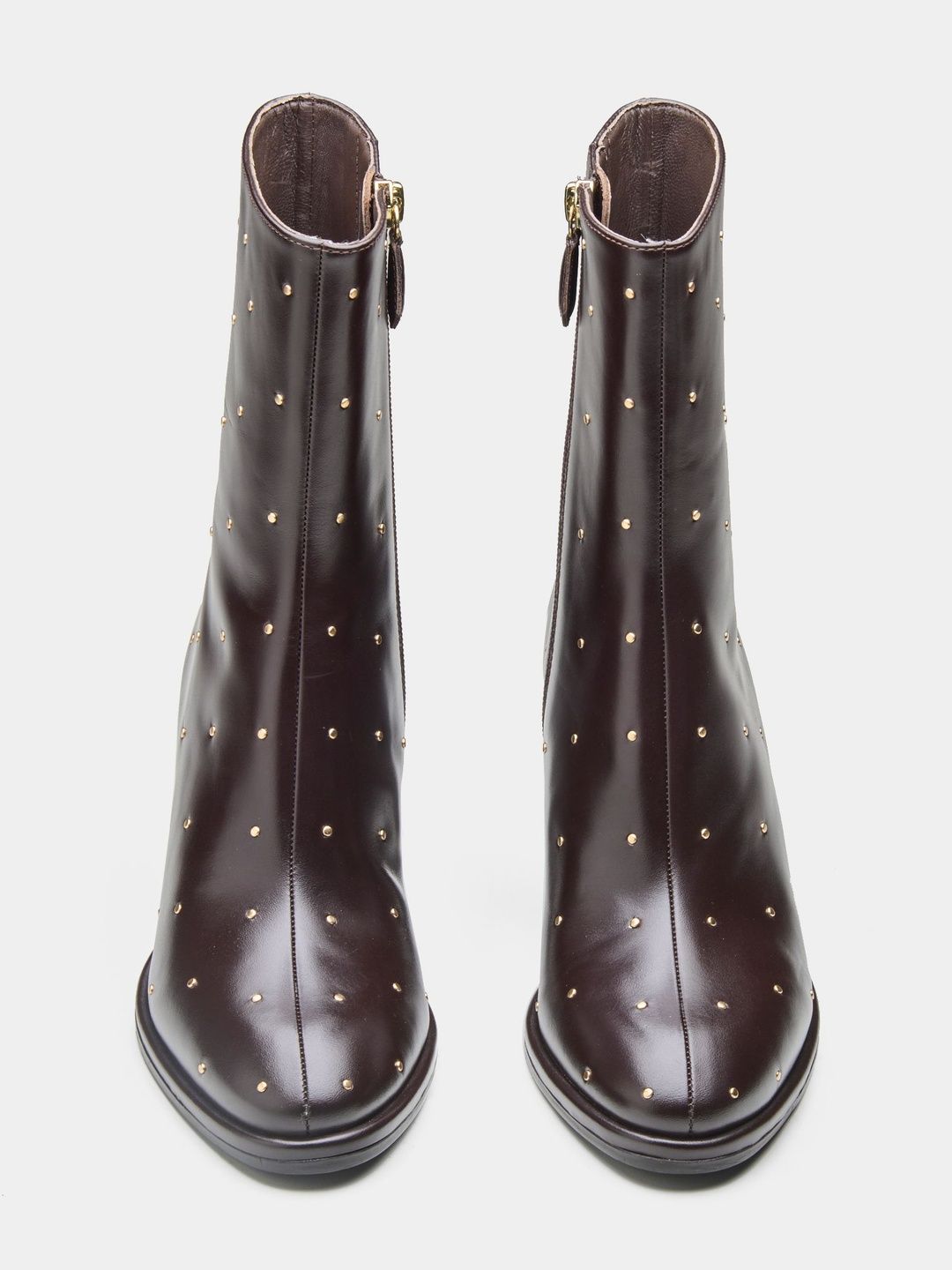 Textured Leather Boots Oroh Samantha Textured Cushioned Footbed Leather Boots