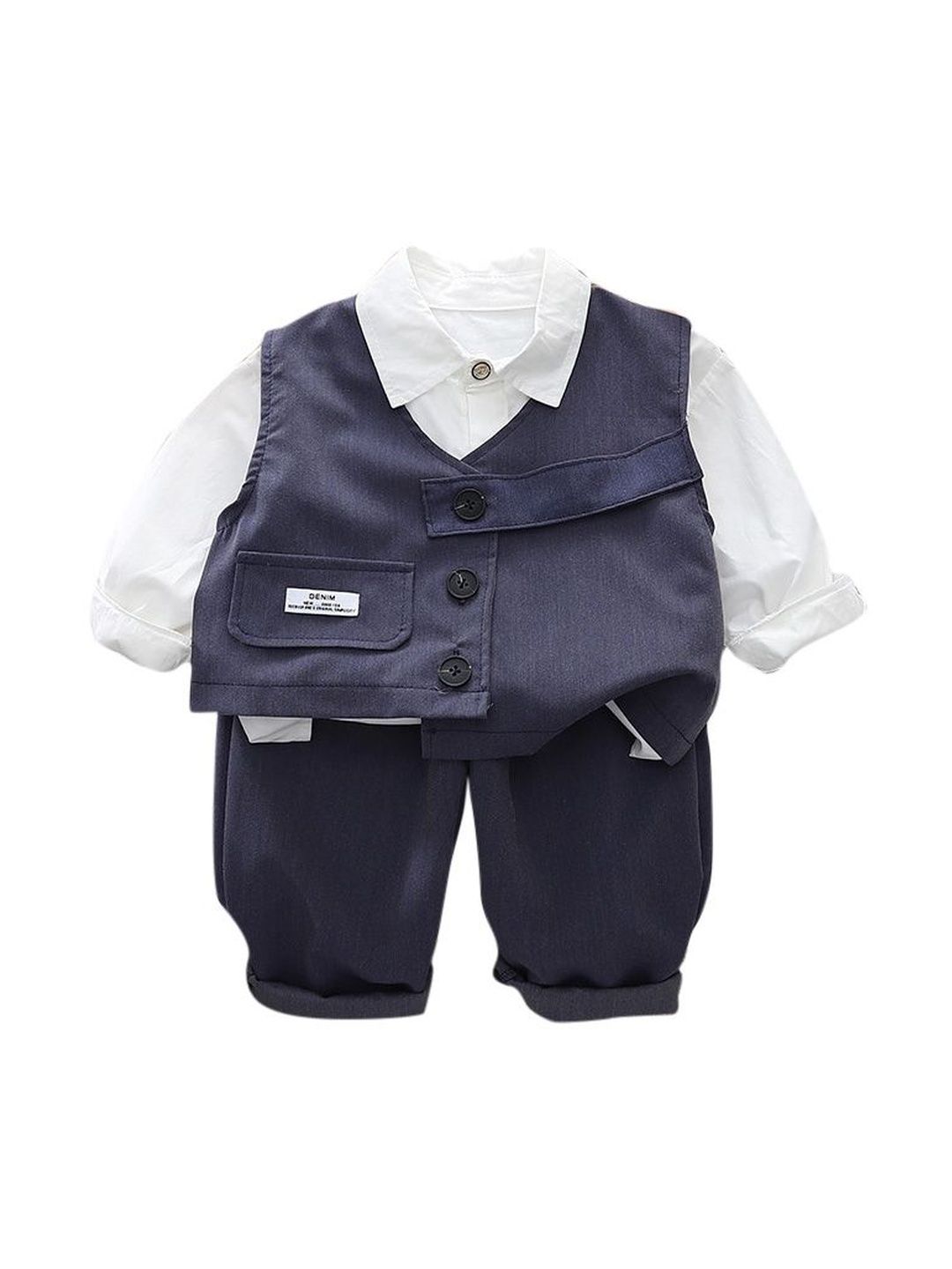 StyleCast x Revolte Boys Shirt Collar Shirt With Trousers