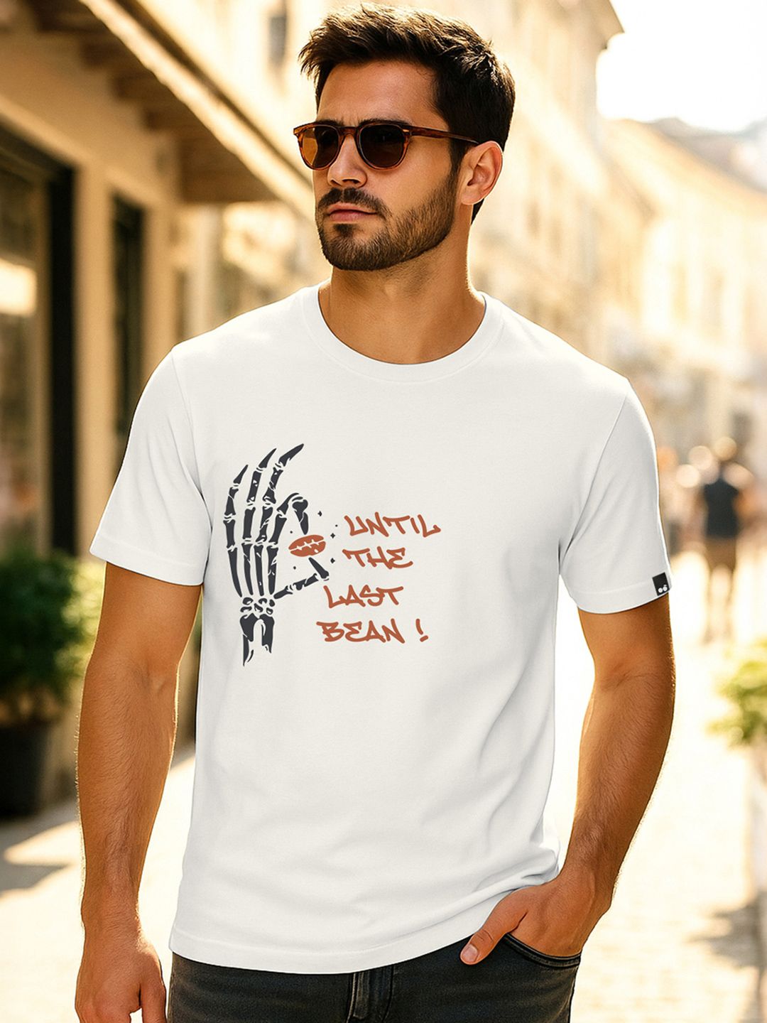 Bewakoof Graphic Printed Short Sleeves Pure Cotton T-shirt