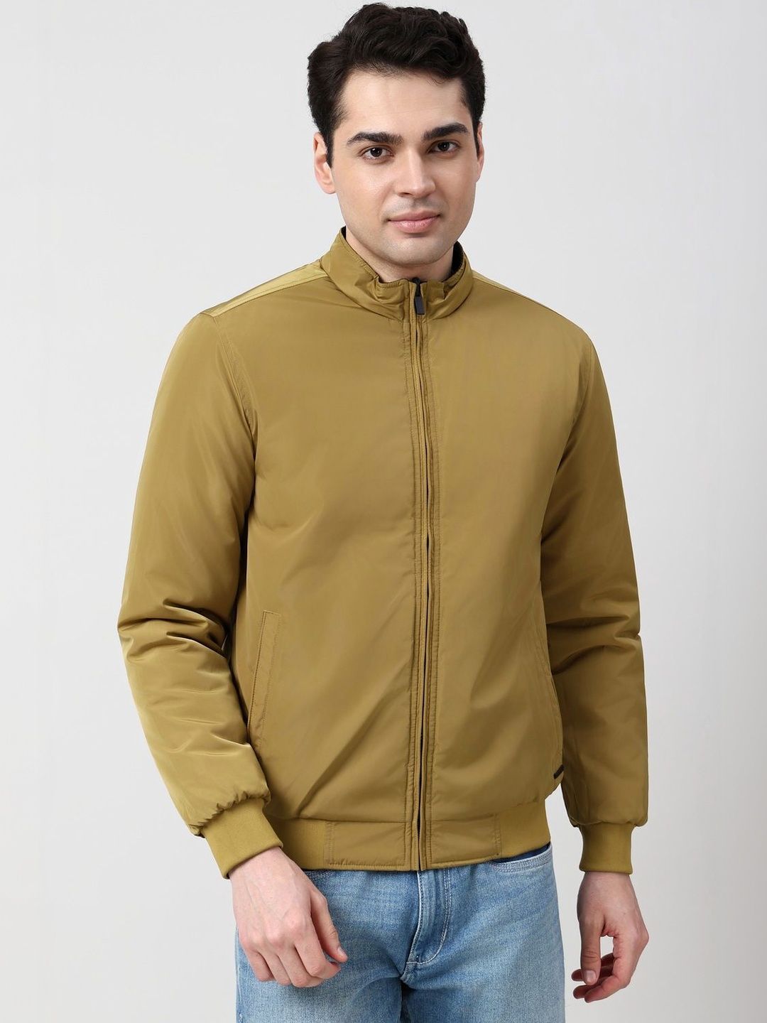 Peter England Casuals Men Open Front Jacket