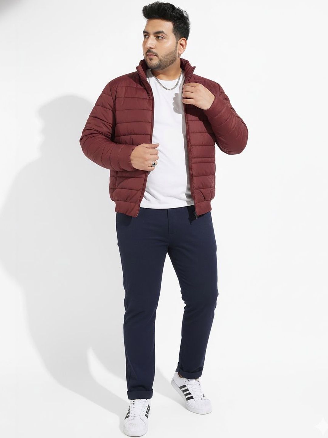 UNSTD Men Plus Size Puffer Jacket