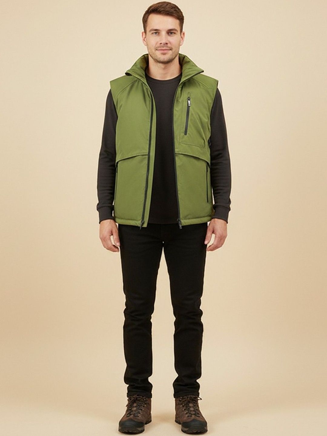 Mast & Harbour Men Padded Jacket