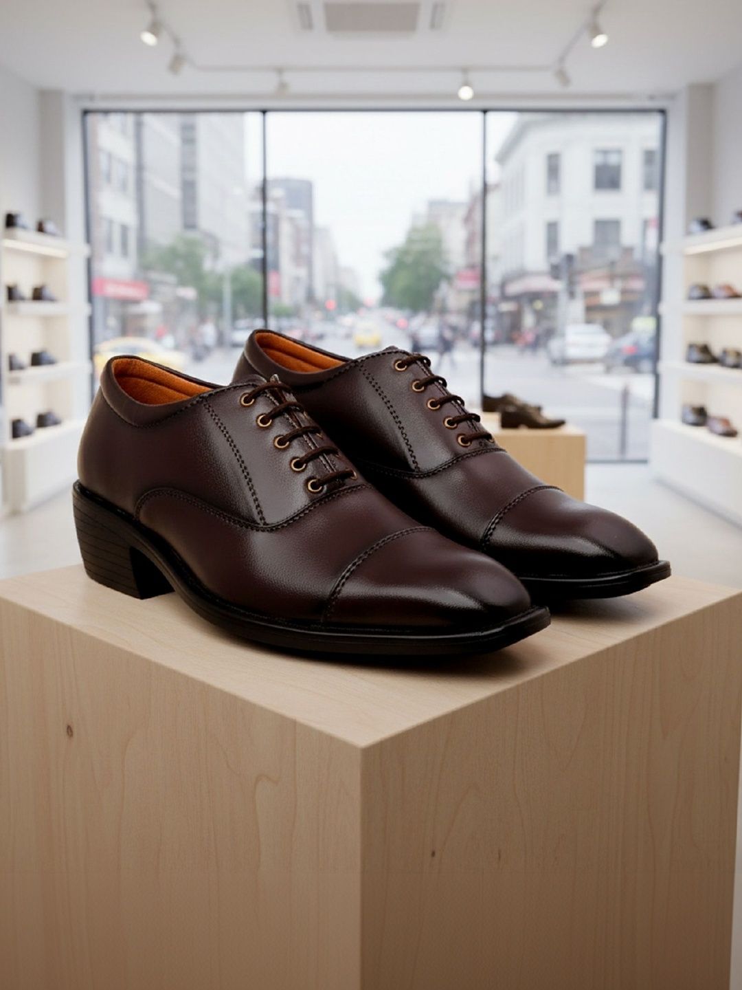Bxxy Men Hidden Height Increasing Formal Oxfords