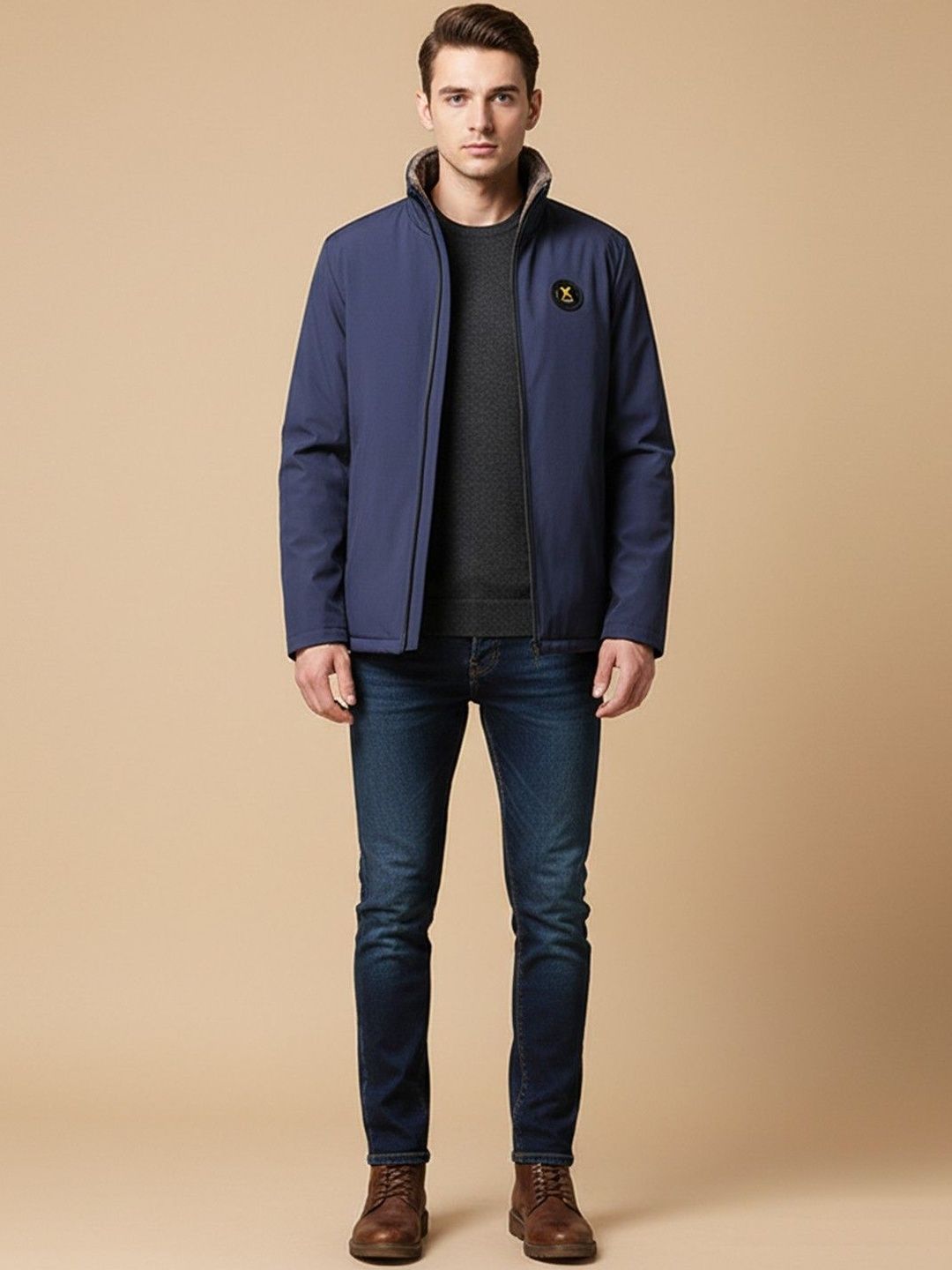 Mast & Harbour Men Bomber Jacket