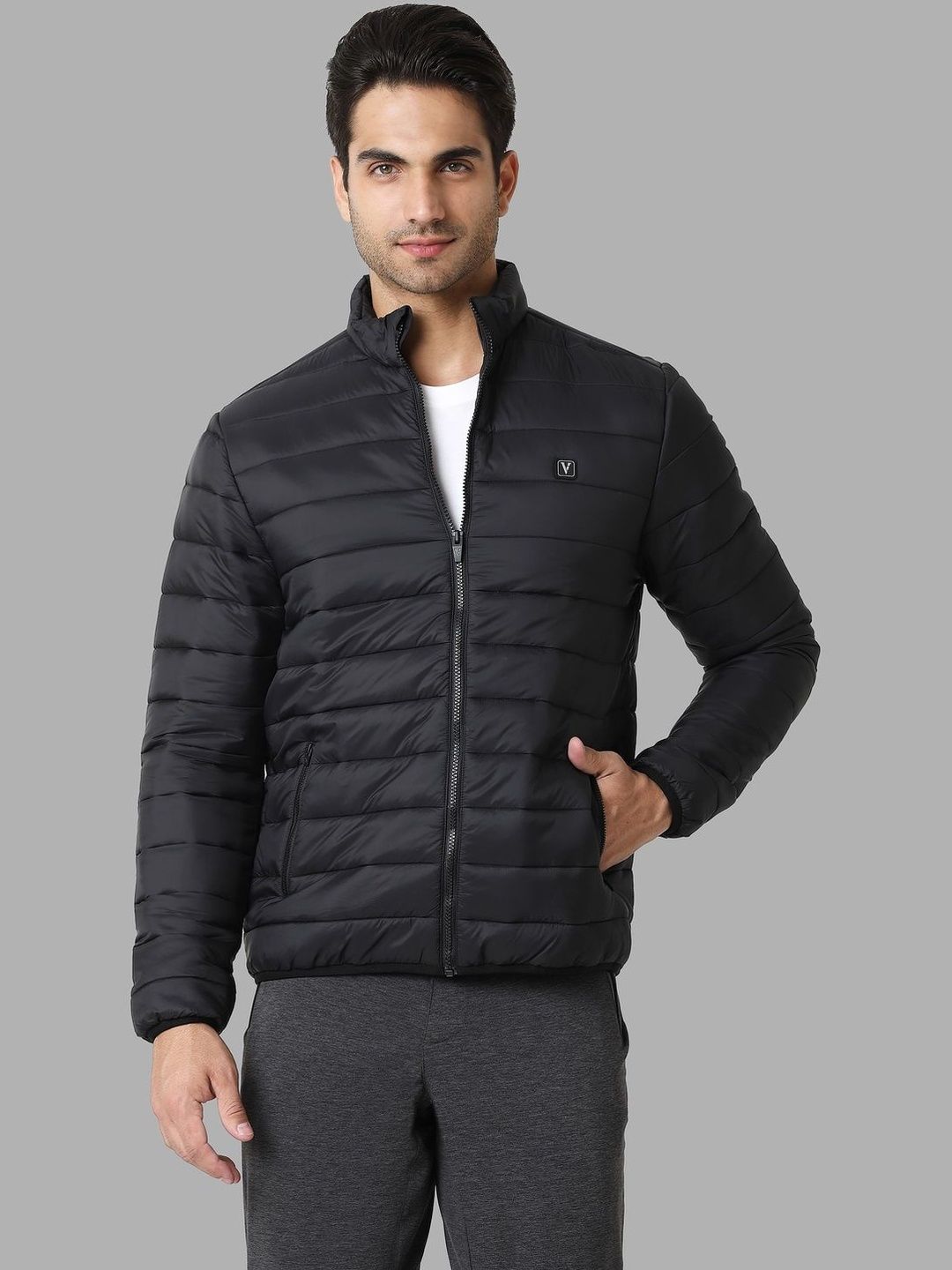 Van Heusen Innerwear Men Open Front Jacket