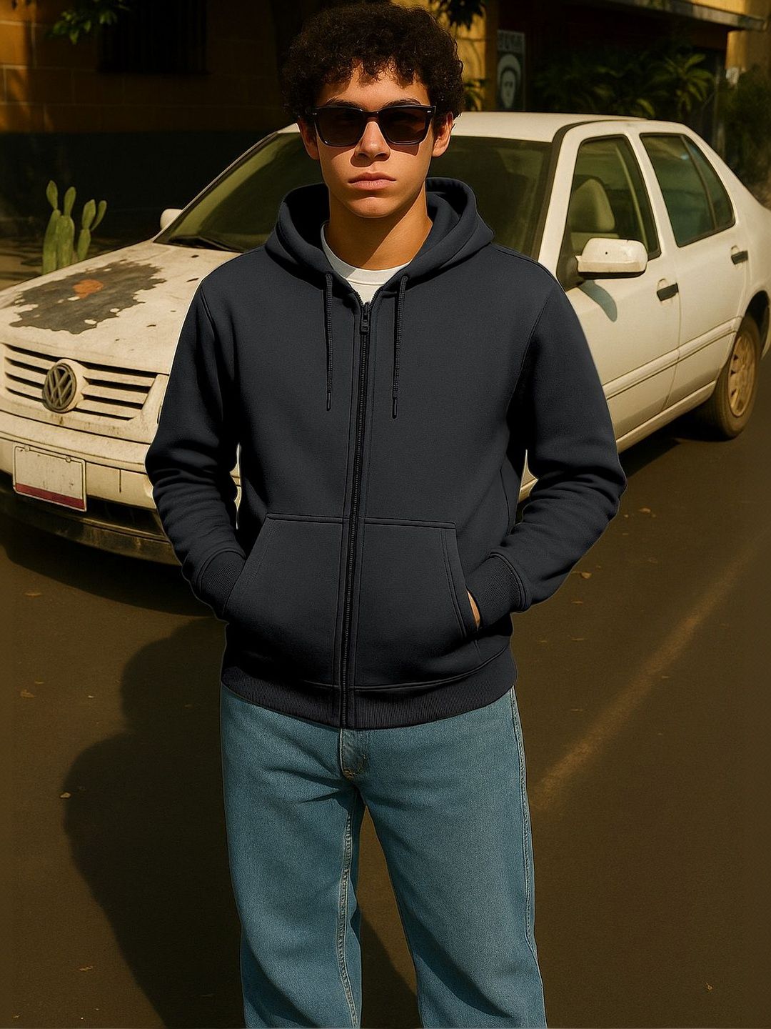 FTX Hooded Long Sleeves Varsity Jacket