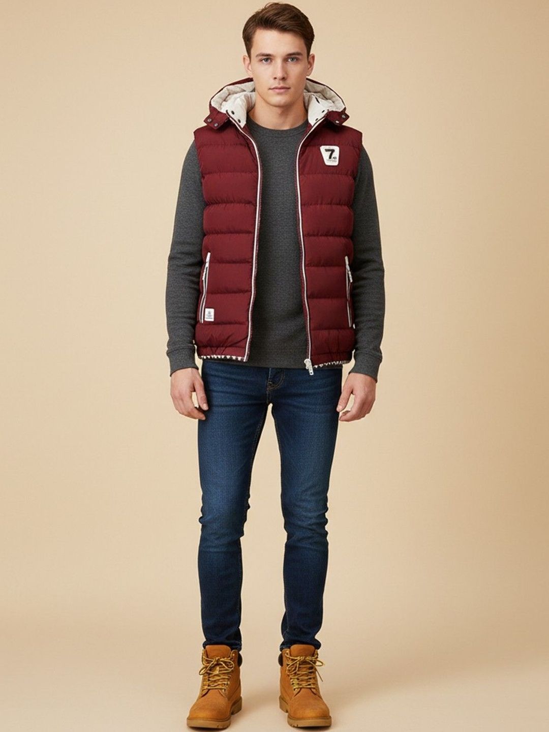 Mast & Harbour Men Puffer Jacket