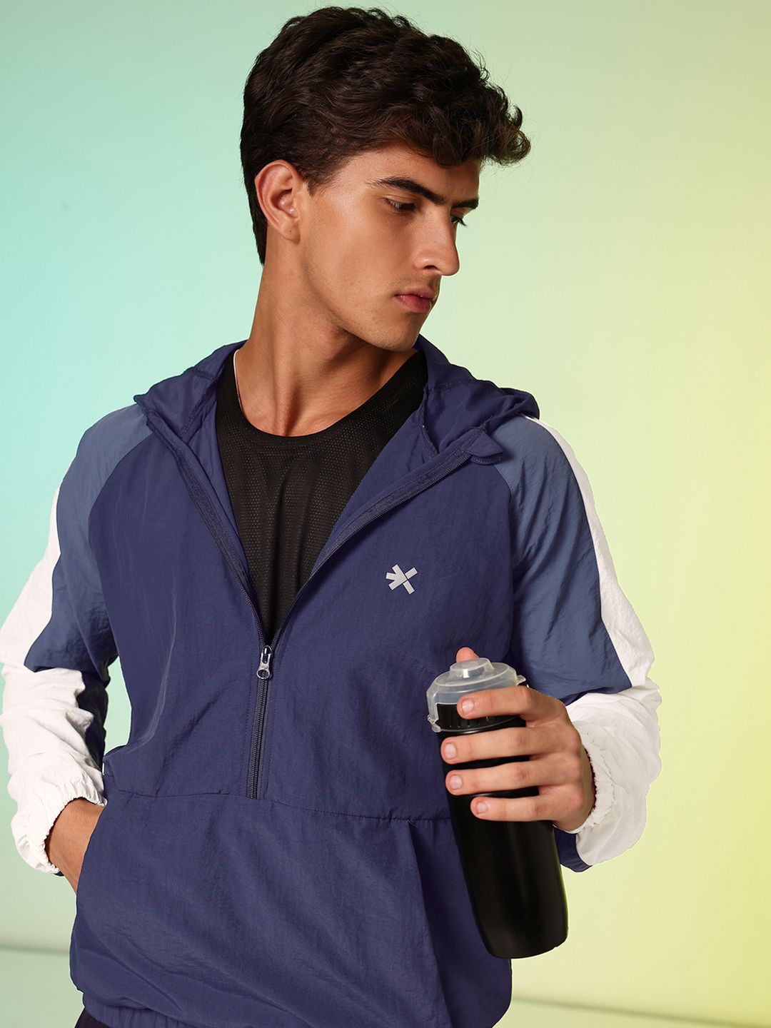 HRX by Hrithik Roshan Colourblocked Running Sporty Jacket