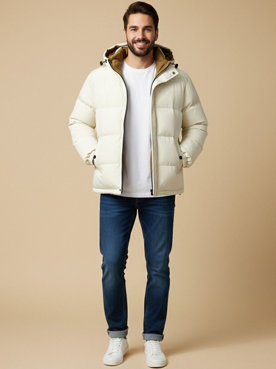 Mast & Harbour Men Puffer Jacket
