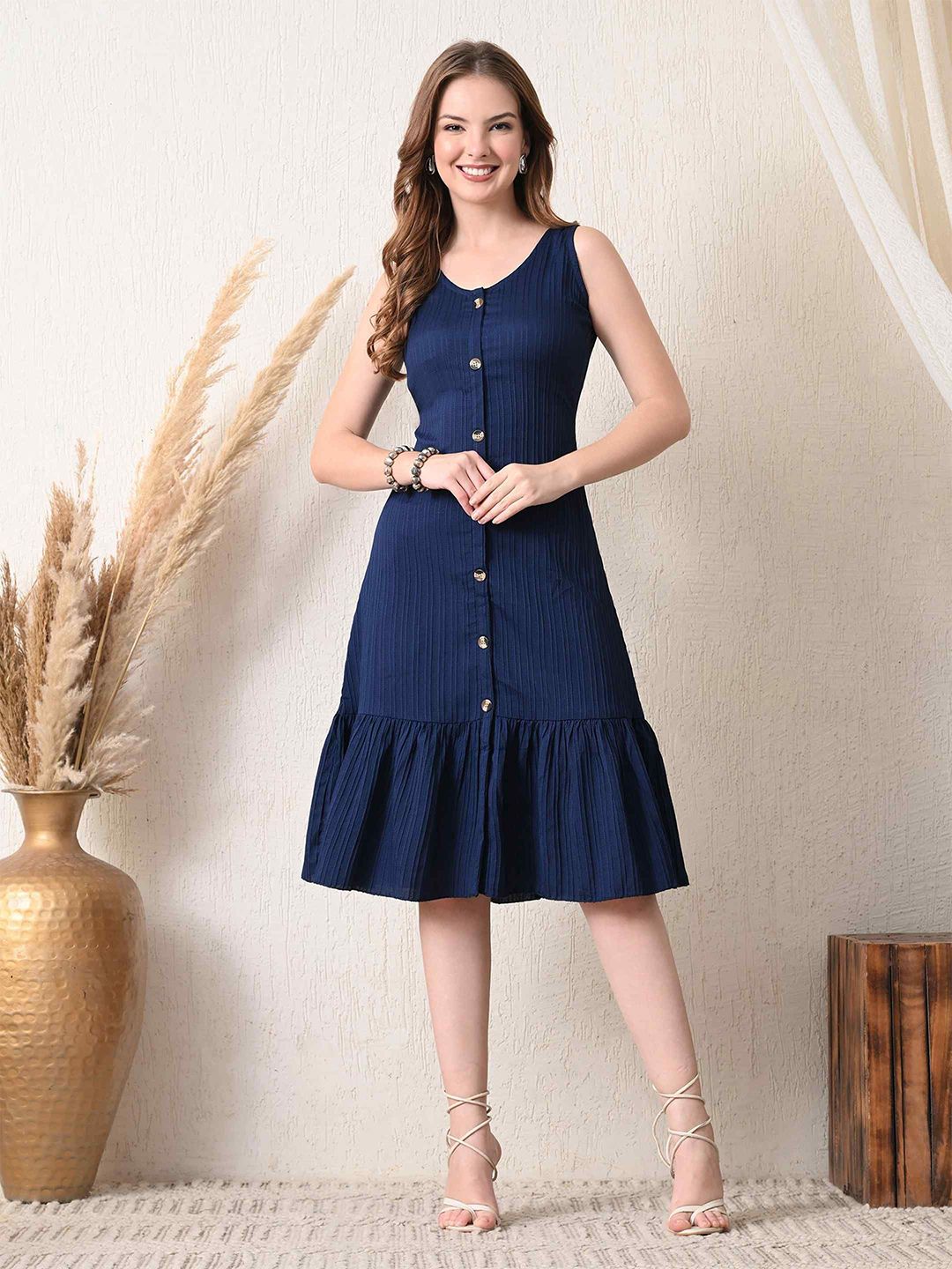 YANAMORA Fit & Flare Dress
