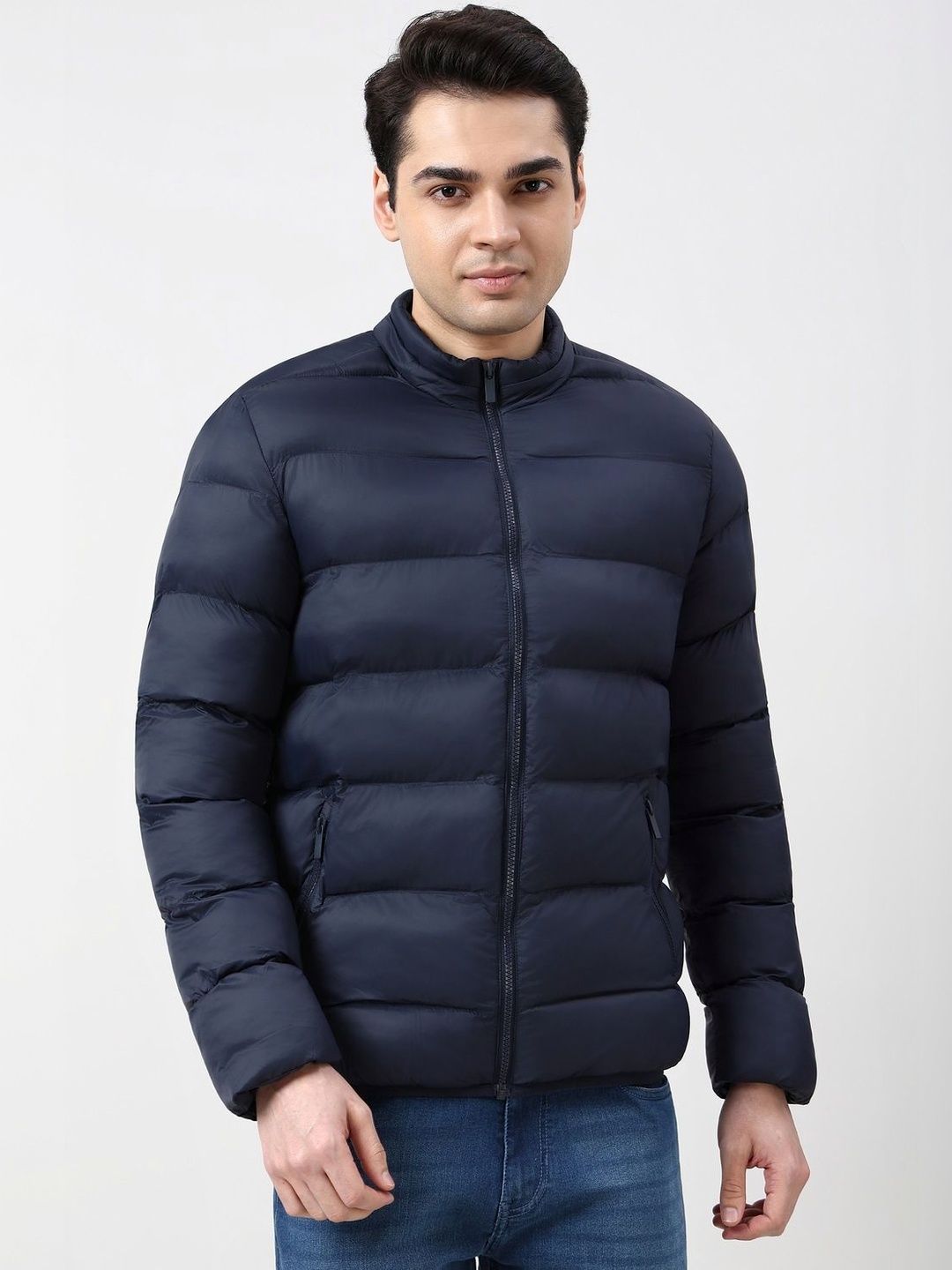 Peter England Casuals Men Open Front Jacket