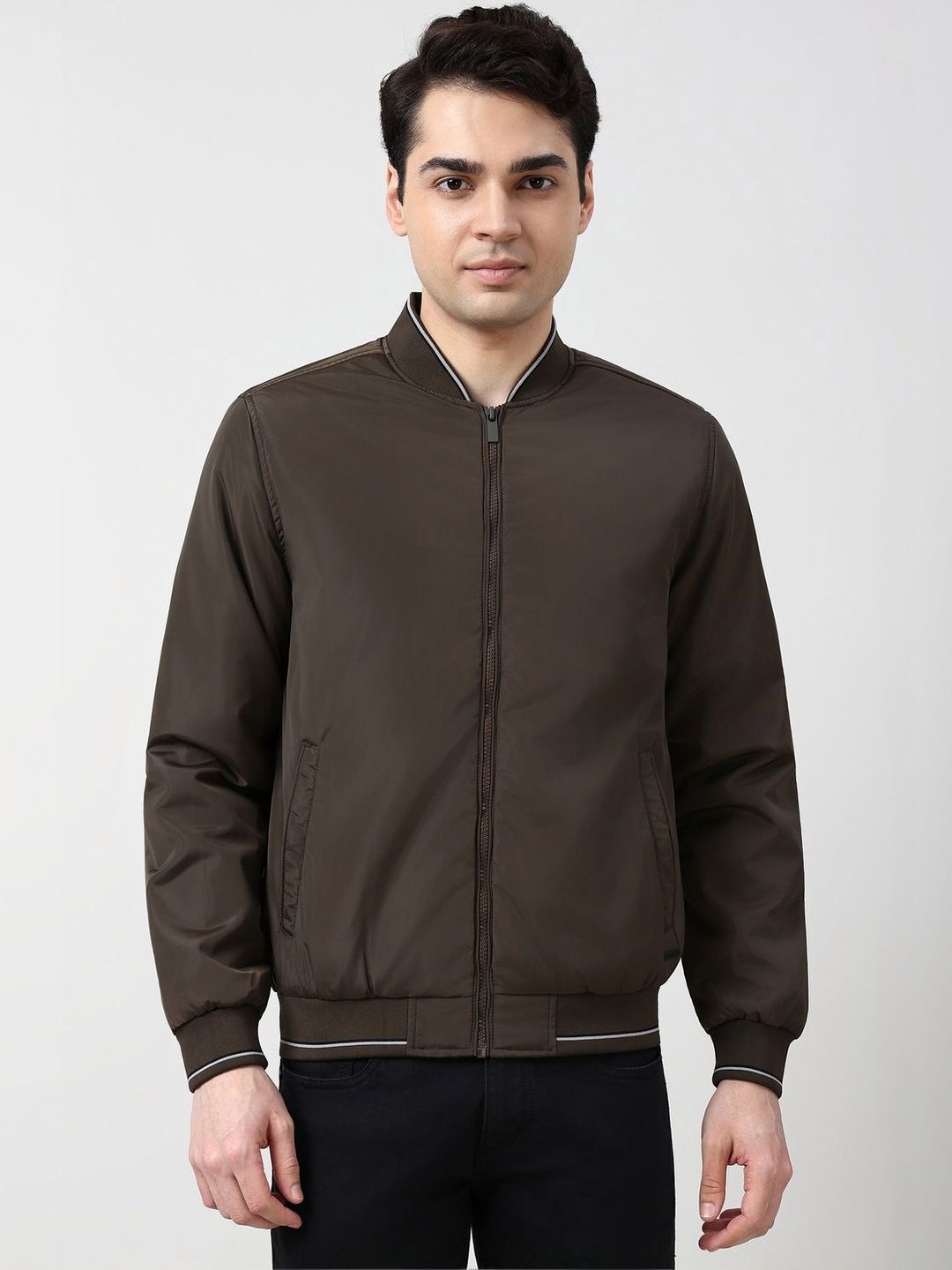 Peter England Casuals Men Open Front Jacket