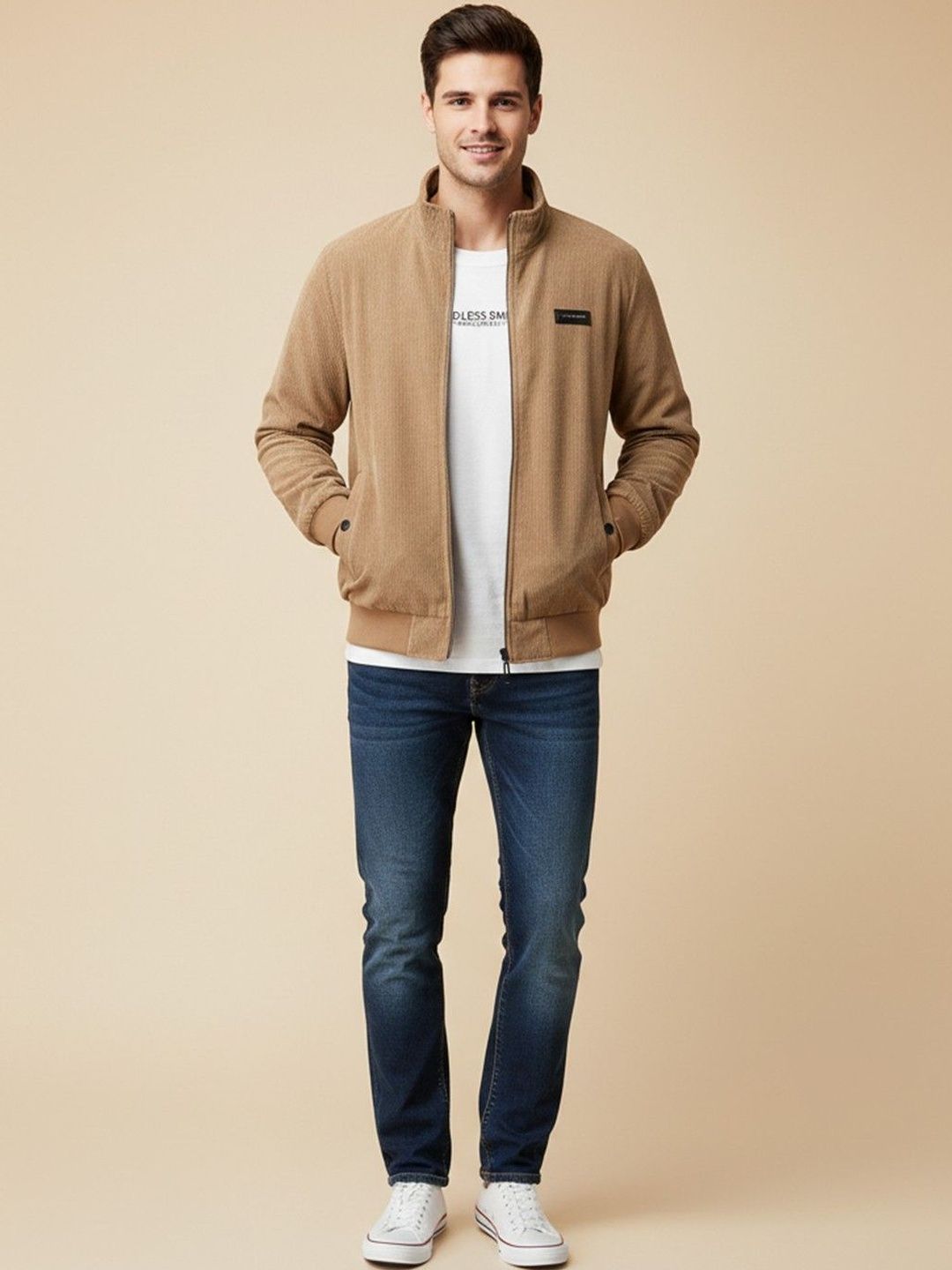 Mast & Harbour Men Bomber Jacket
