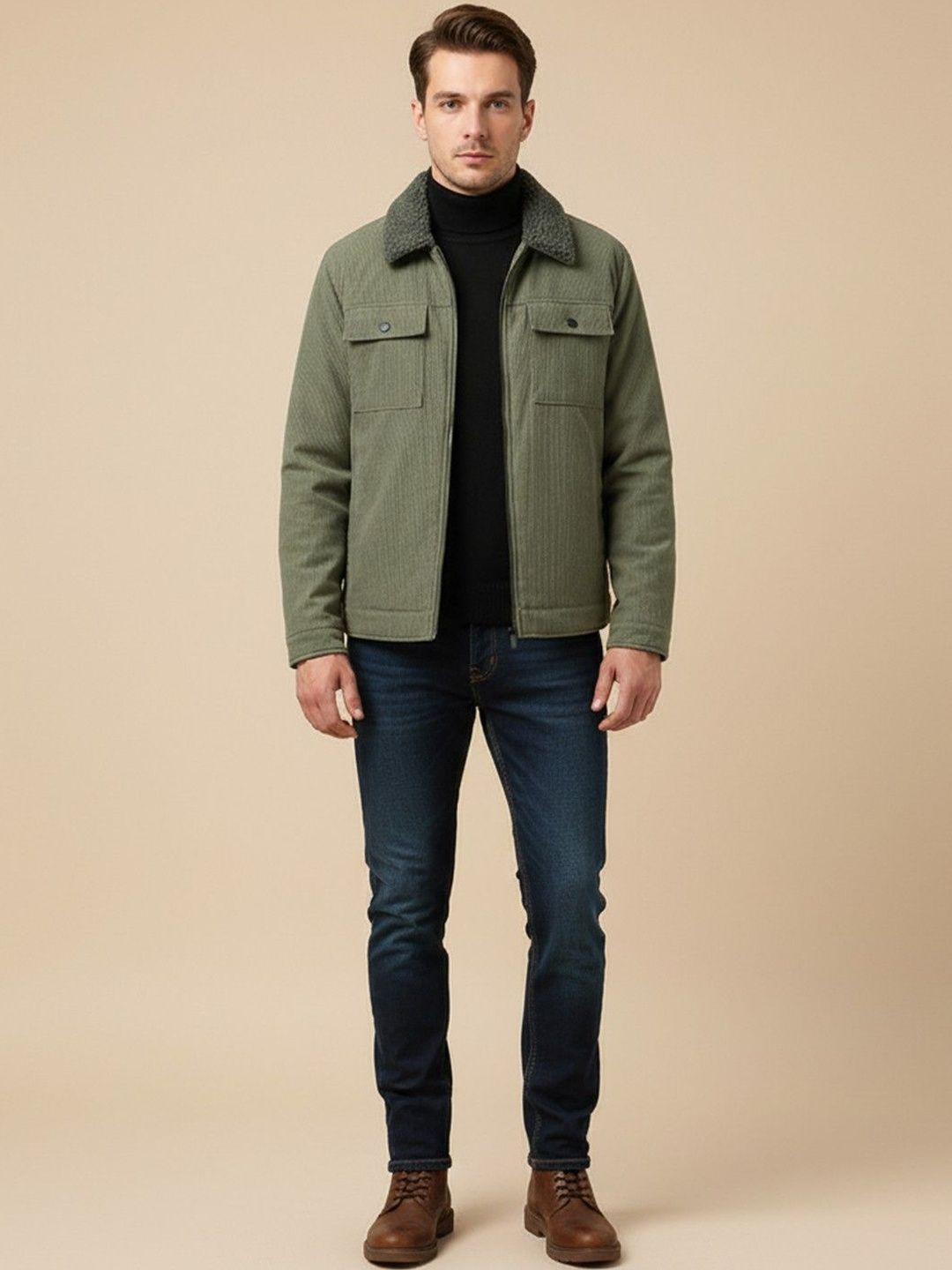 Mast & Harbour Men Denim Jacket