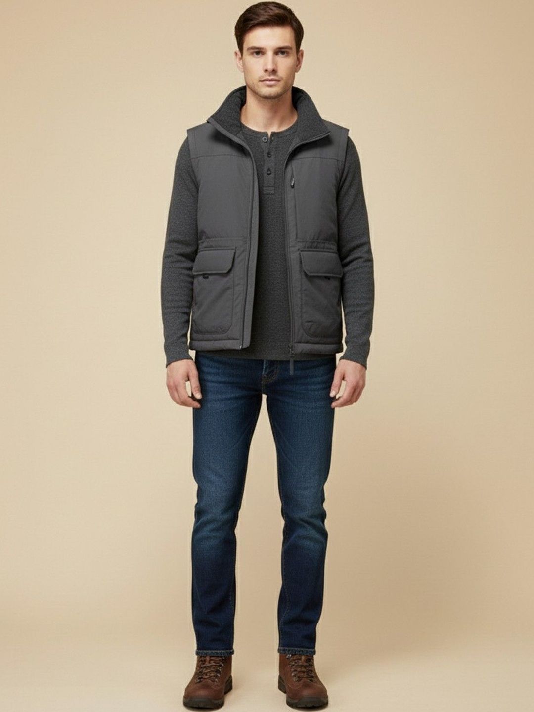 Mast & Harbour Shawl Collar Camouflage Puffer Jacket