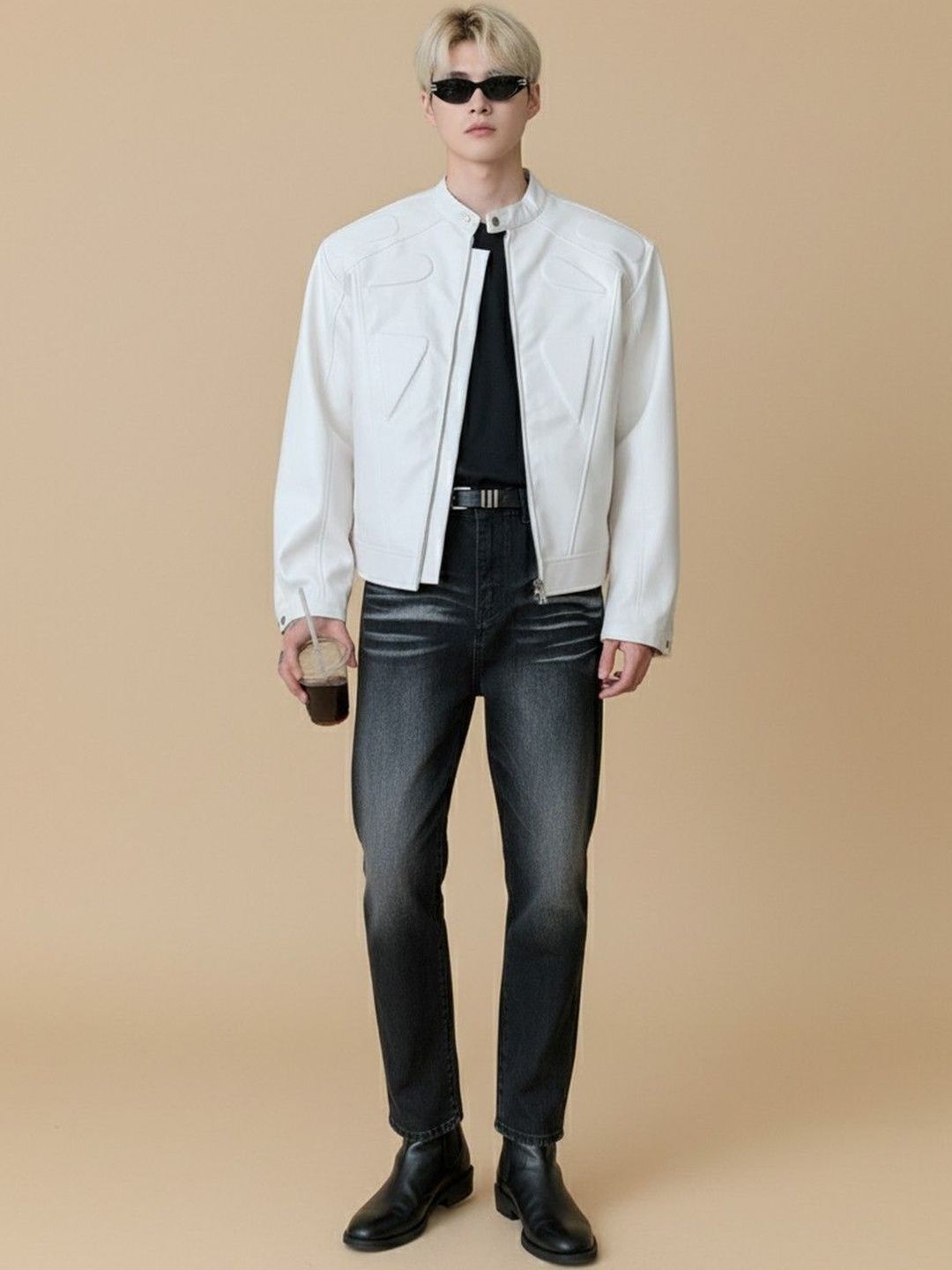 Mast & Harbour Men Biker Jacket