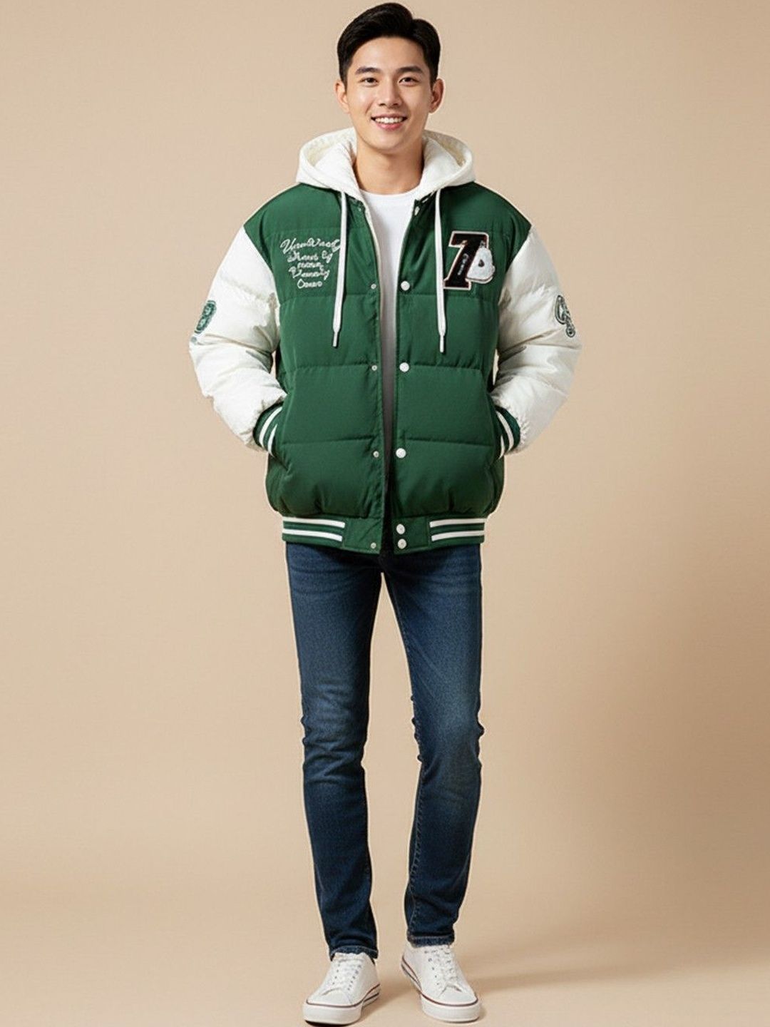 Mast & Harbour Men Colourblocked Puffer Jacket