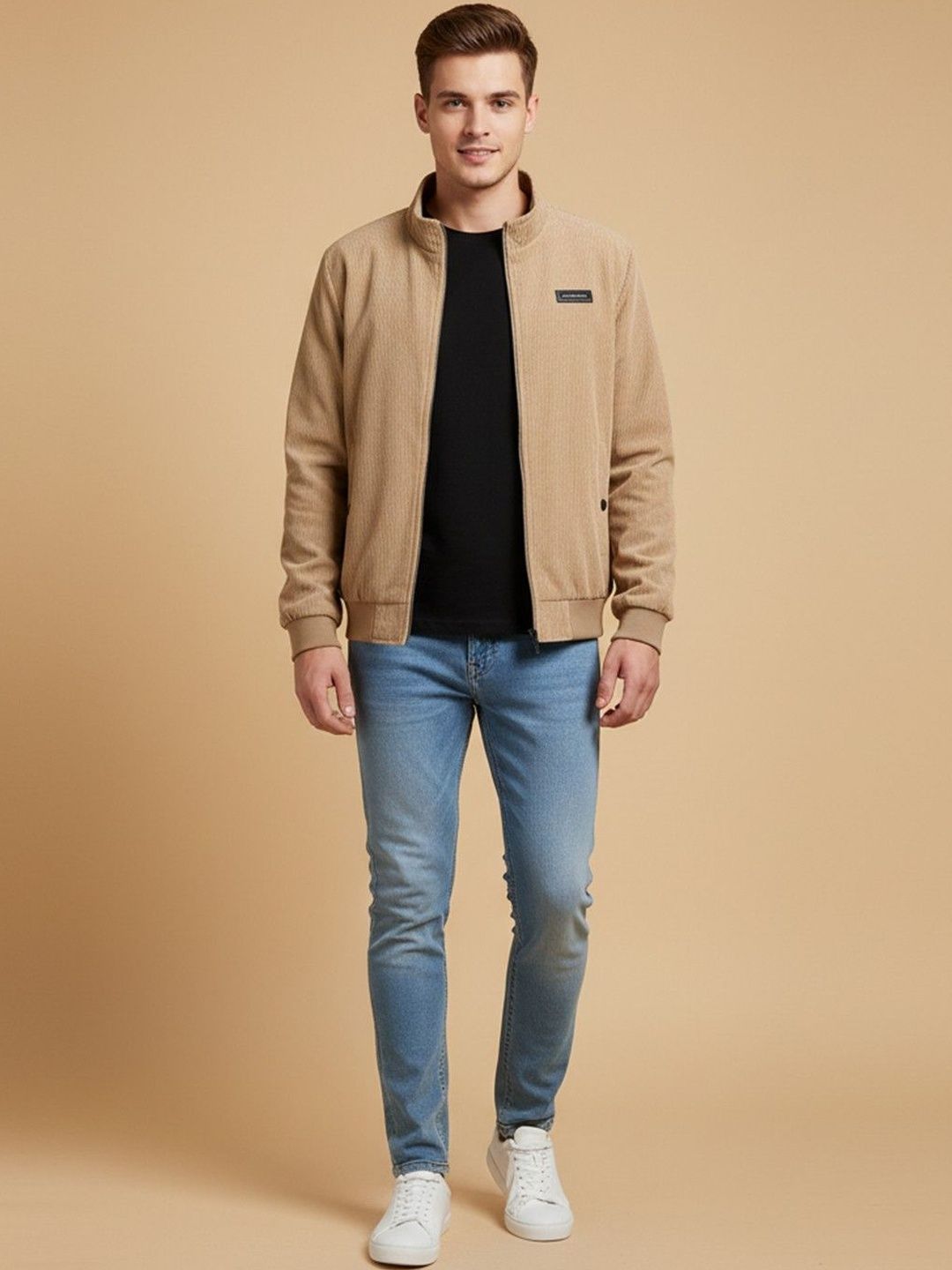 Mast & Harbour Men Biker Jacket