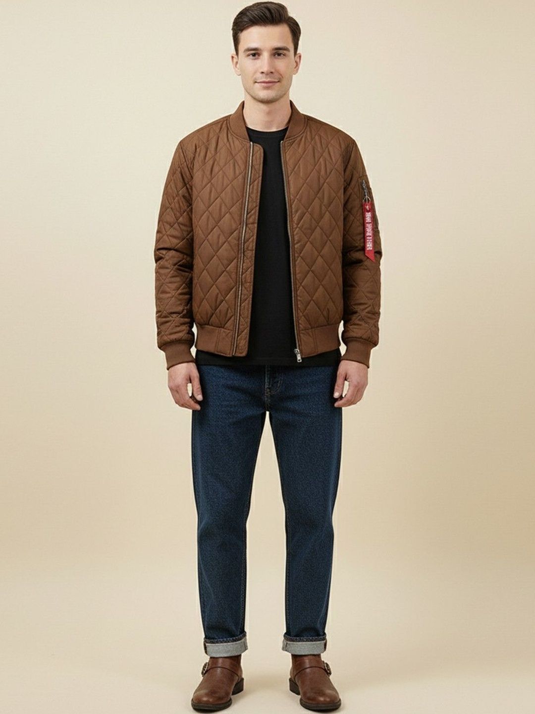 Mast & Harbour Men Quilted Jacket