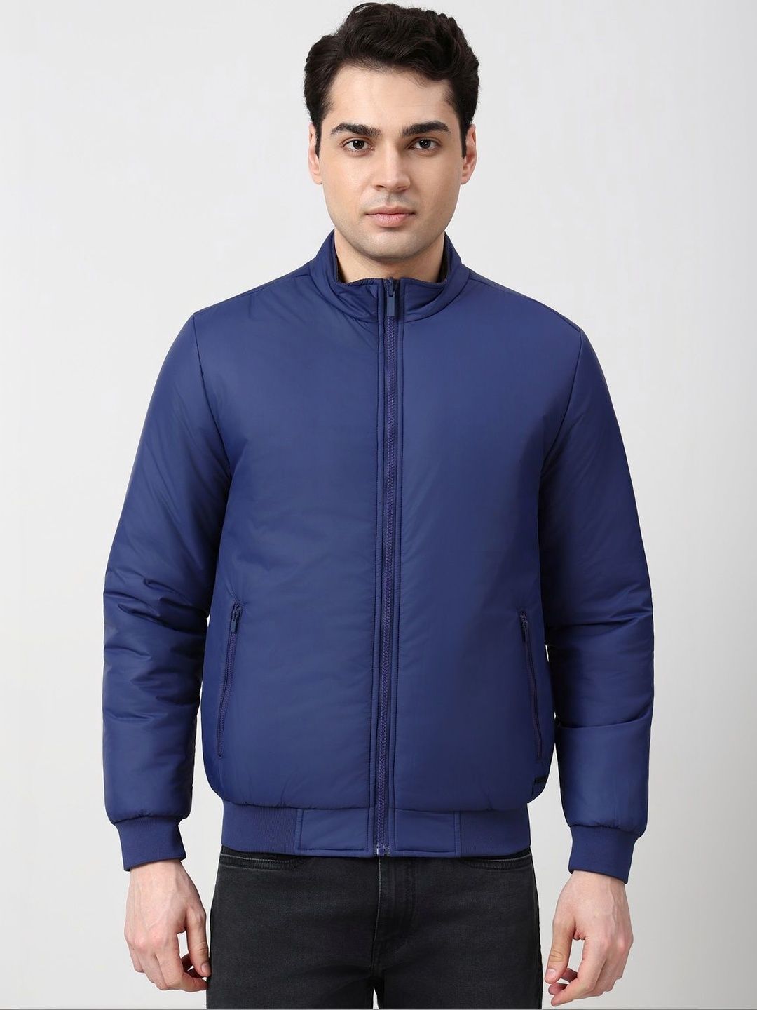 Peter England Casuals Men Open Front Jacket
