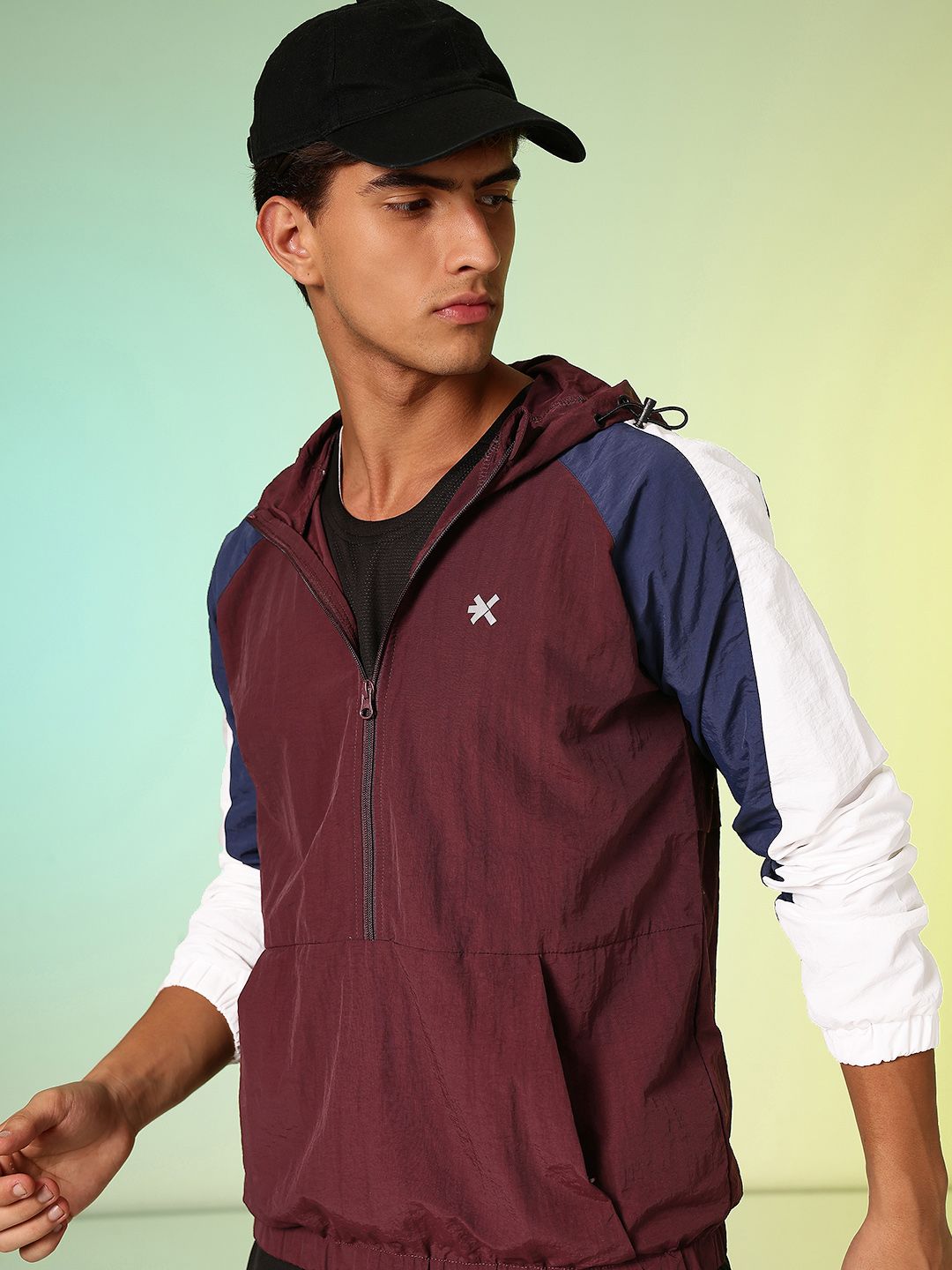 HRX by Hrithik Roshan Colourblocked Running Sporty Jacket