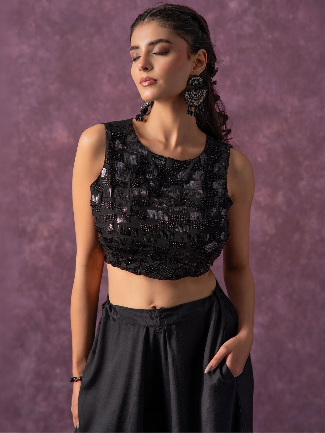 Juniper Embellished Crop Top