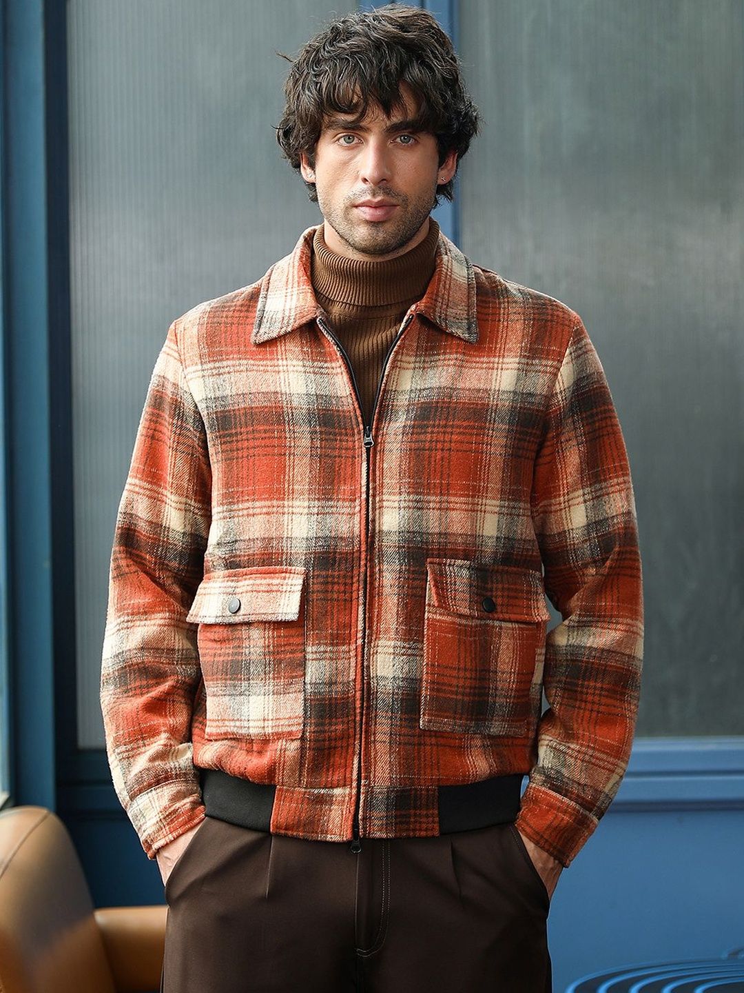 CAHOOT ZipFront Plaid Jacket