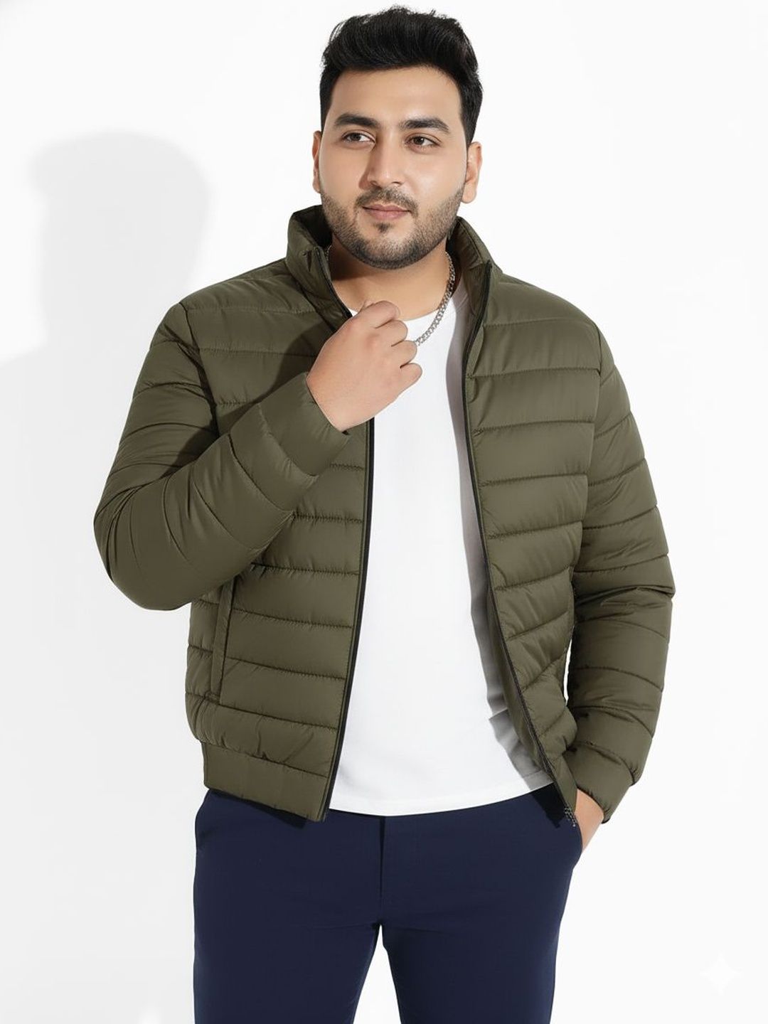 UNSTD Men Plus Size Puffer Jacket