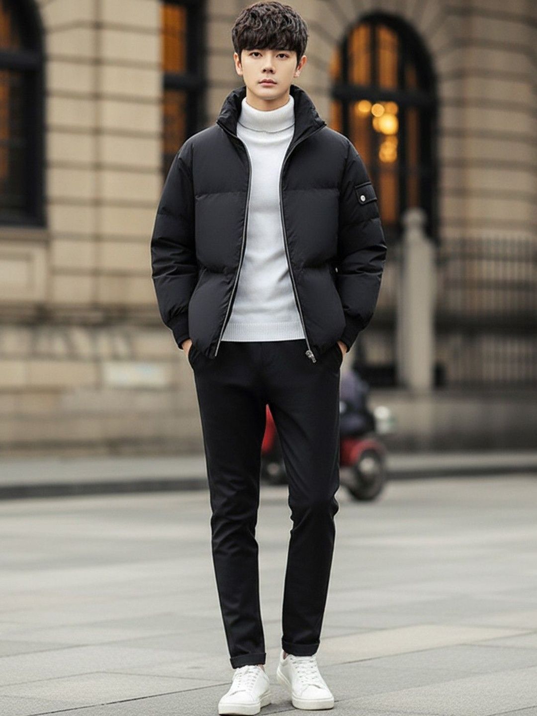 Mast & Harbour Men Puffer Jacket
