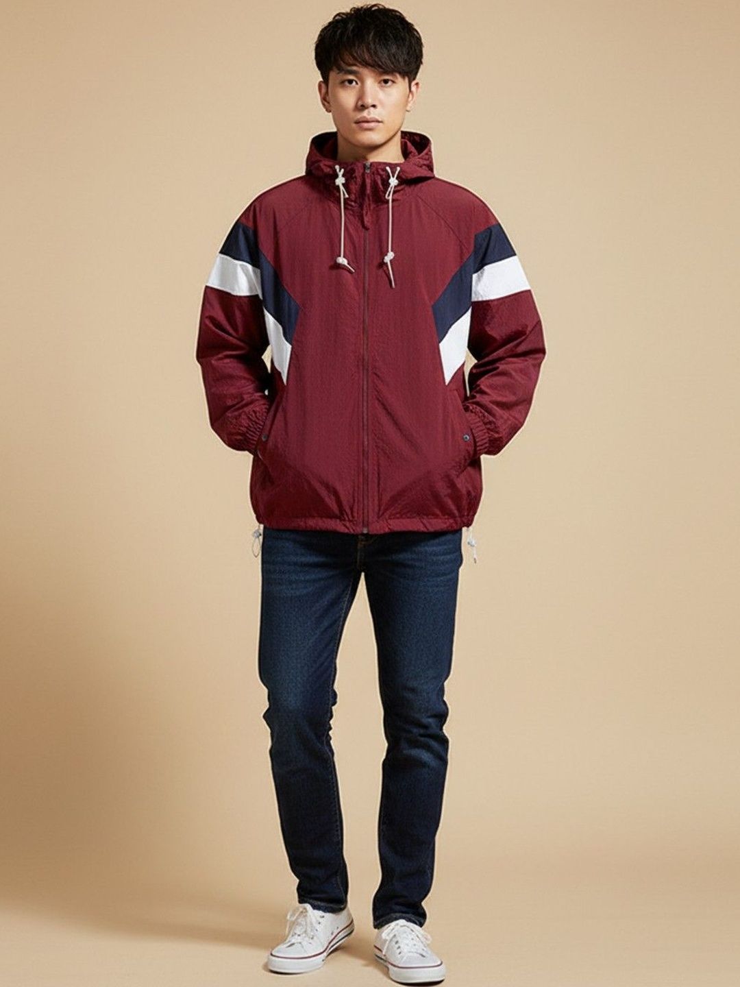 Mast & Harbour Men Colourblocked Padded Jacket