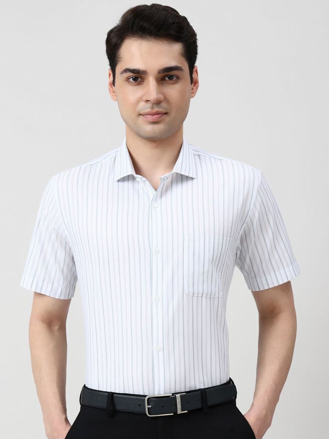 Peter England Peter England Men Striped Formal Shirt