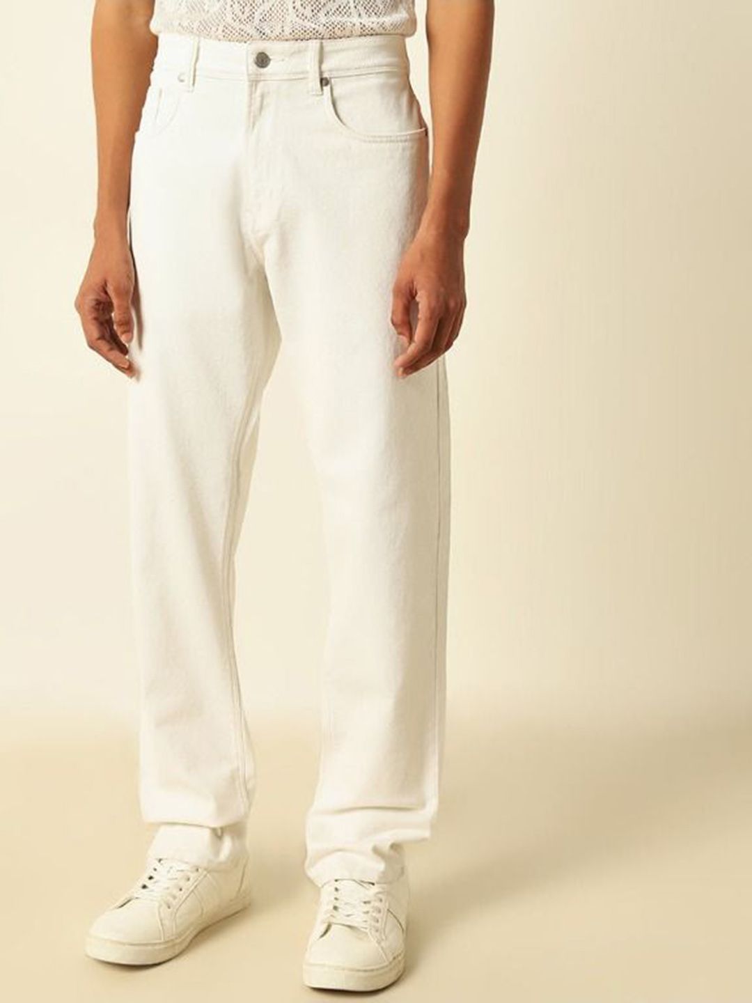 me Queen Men Regular Fit Mid-Rise Cotton Jeans