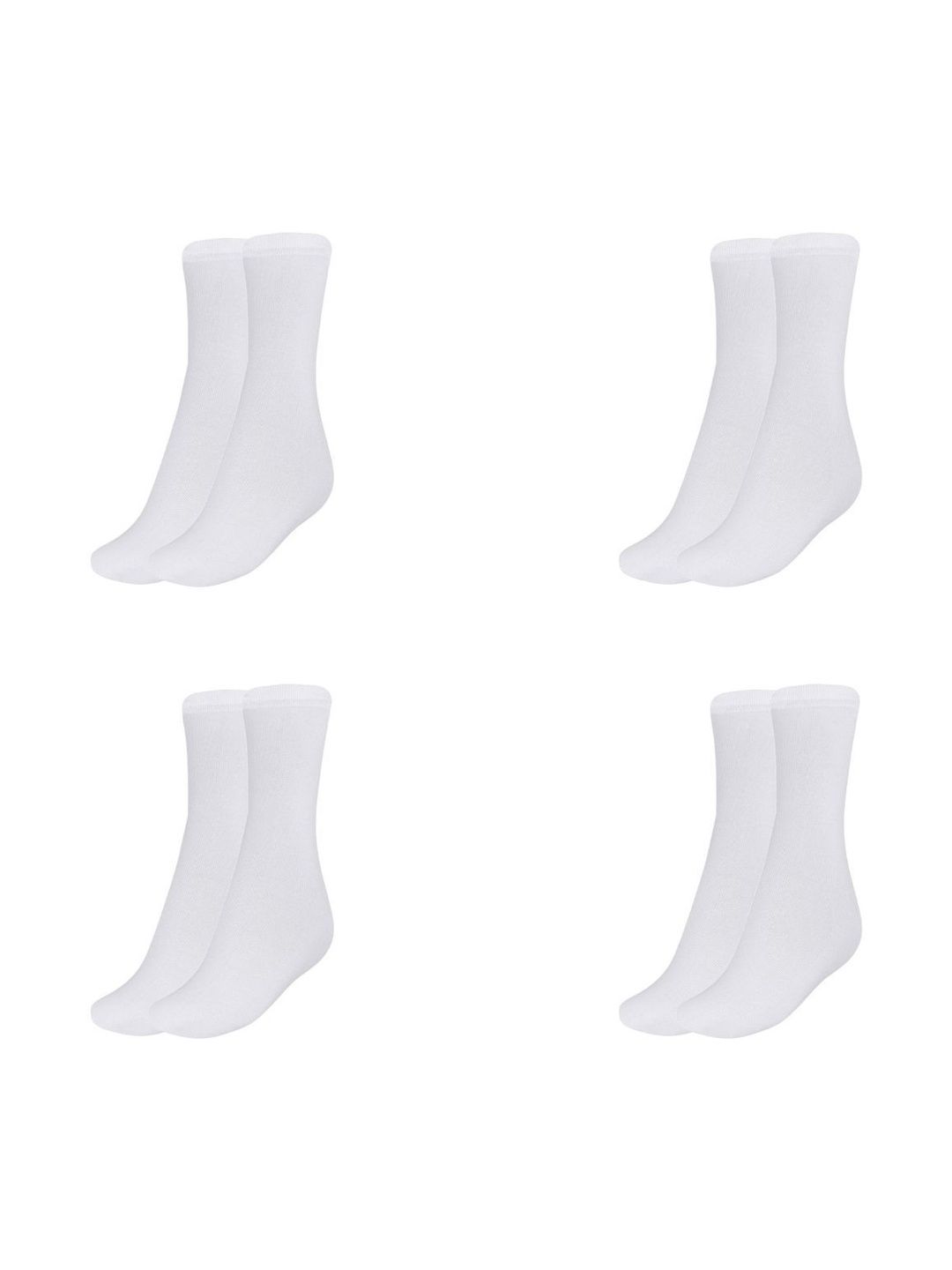 MUKHAKSH Men Pack Of 4 Cotton Calf-Length Socks