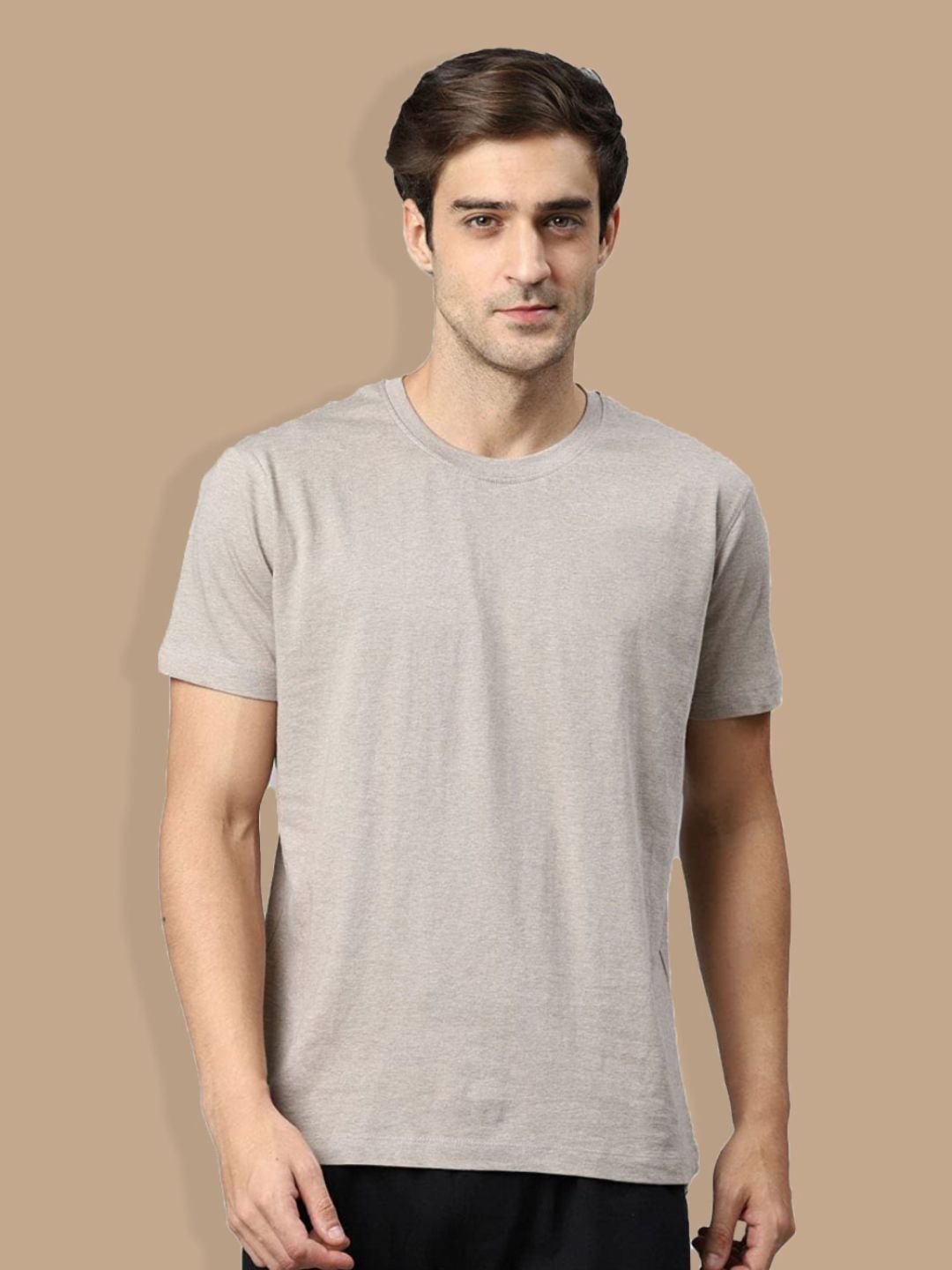 T.T. Cotton Short Sleeves Round Neck T-shirt