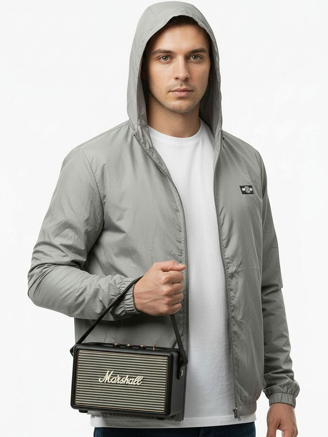 The Roadster Lifestyle Co Hooded Bomber Jacket